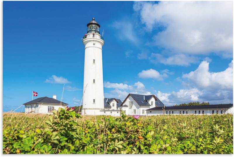 Artland Wandbild »Leuchtturm Hirtshals Fyr in Dänemark«, Gebäude, (1 St.), als Alubild, Leinwandbild, Wandaufkleber oder Poster in versch. Grössen von Artland