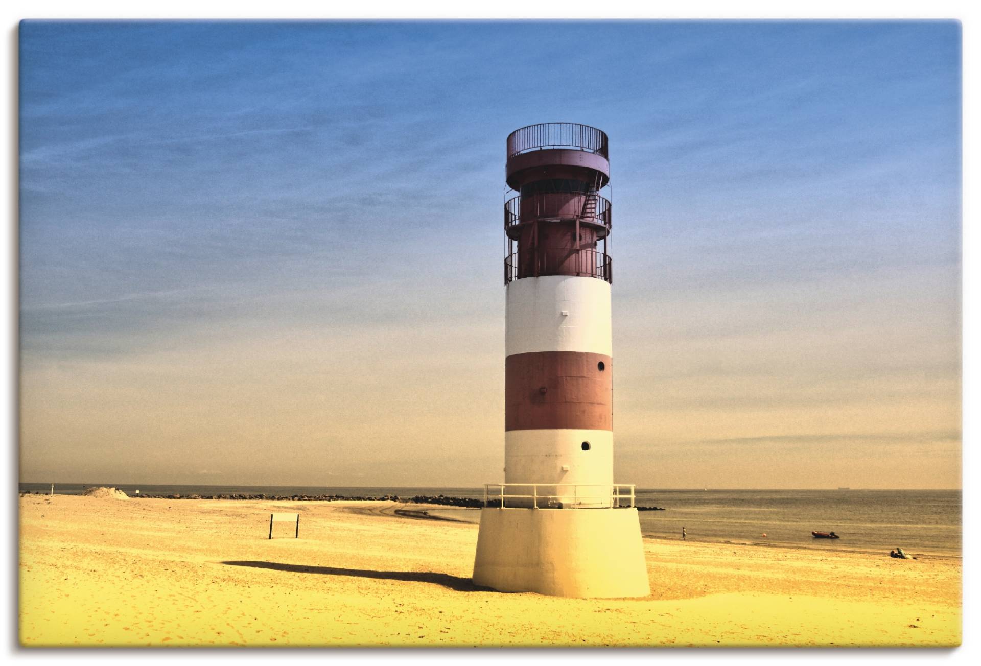 Artland Wandbild »Leuchtturm auf Helgoland Düne«, Gebäude, (1 St.), als Alubild, Leinwandbild, Wandaufkleber oder Poster in versch. Grössen von Artland