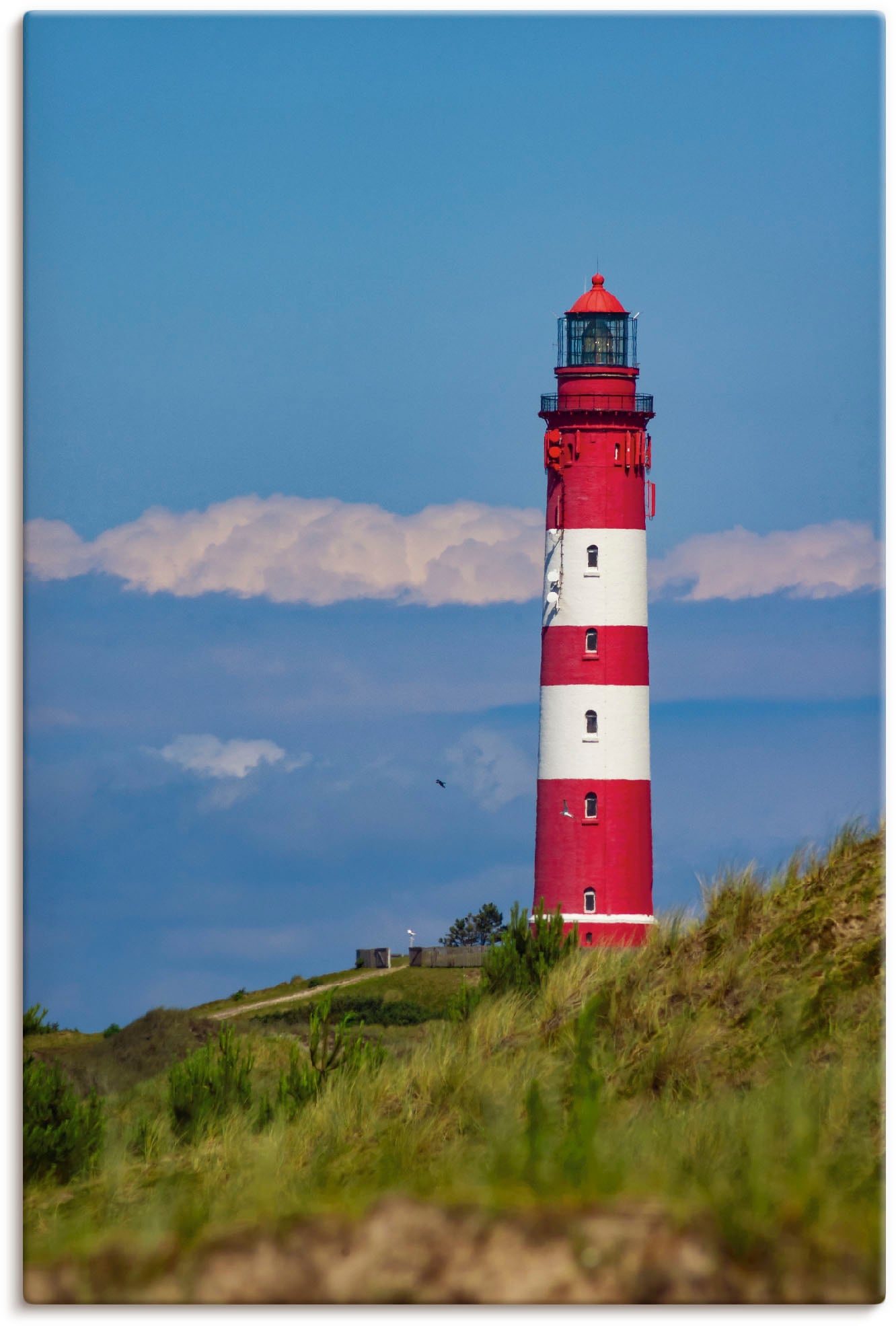 Artland Wandbild »Leuchtturm von Amrum«, Gebäude, (1 St.), als Leinwandbild, Poster in verschied. Grössen von Artland