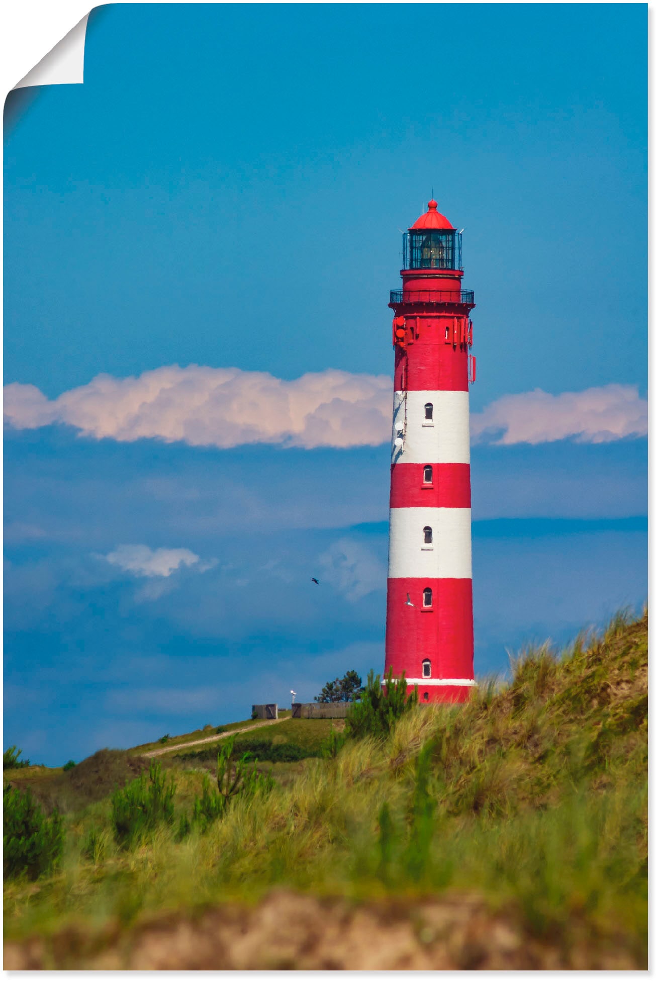 Artland Wandbild »Leuchtturm von Amrum«, Gebäude, (1 St.), als Leinwandbild, Poster in verschied. Grössen von Artland