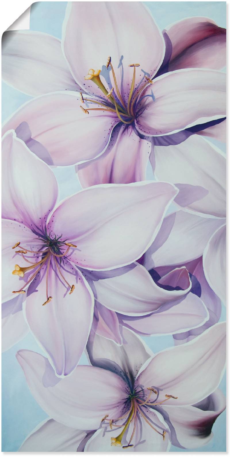 Artland Wandbild »Lilien«, Blumen, (1 St.), als Leinwandbild, Poster in verschied. Grössen von Artland