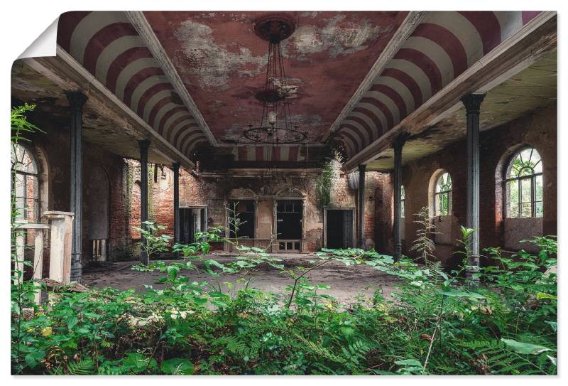 Artland Wandbild »Lost Places - Tanzsaal - verlassen«, Gebäude, (1 St.), als Leinwandbild, Poster in verschied. Grössen von Artland