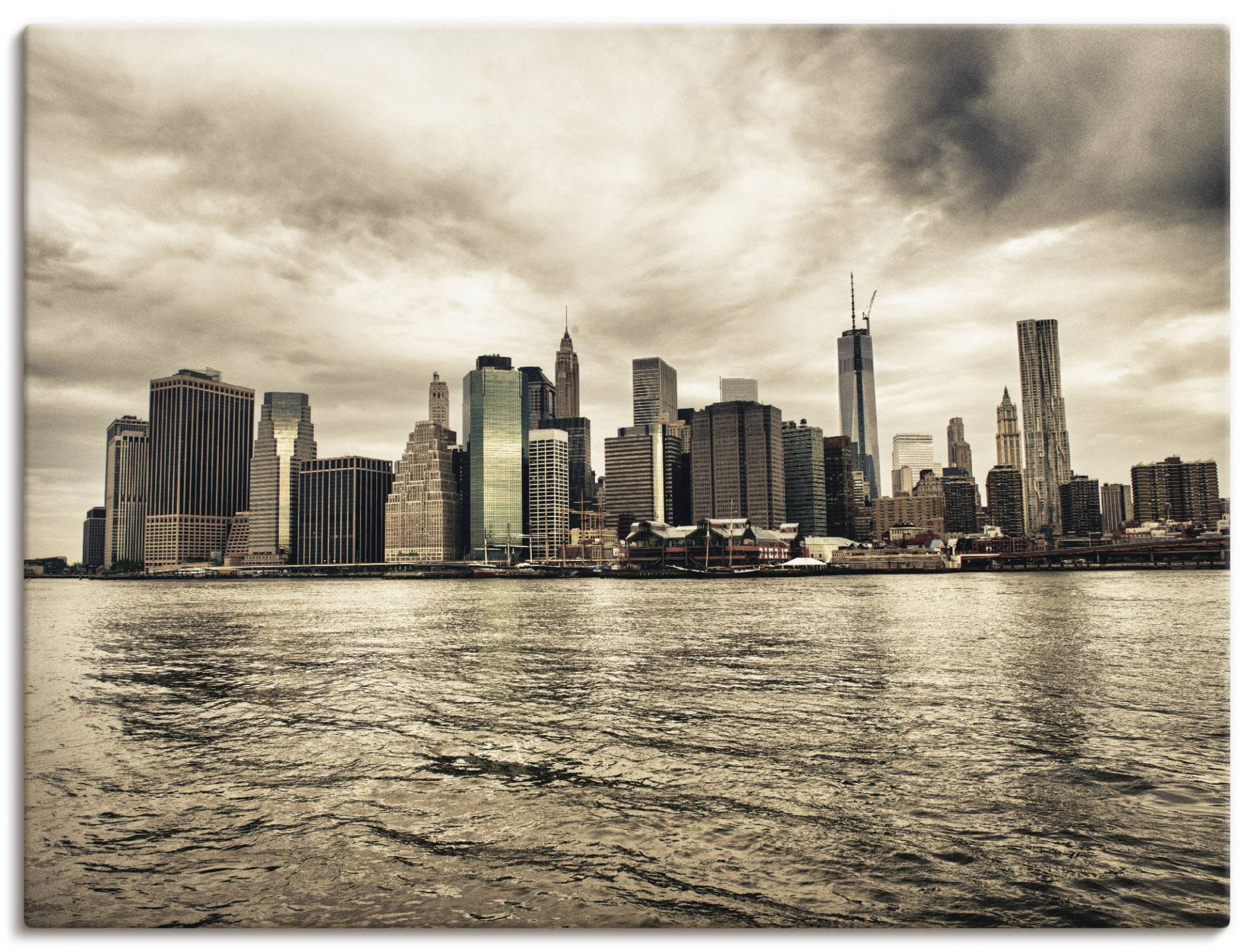 Artland Wandbild »Lower Manhattan Skyline«, Amerika, (1 St.), als Leinwandbild, Poster in verschied. Grössen von Artland