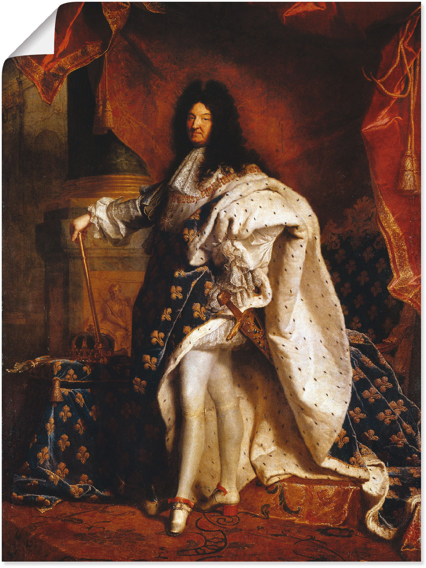 Artland Wandbild »Ludwig XIV. von Frankreich, 1701«, Menschen, (1 St.), als Alubild, Outdoorbild, Leinwandbild, Poster in verschied. Grössen Artland Wandbild »Ludwig XIV. von Frankreich, 1701«, Menschen, (1 St.), als Alubild, Outdoorbild, Leinwandbild, Poster in verschied. Grössen von Artland