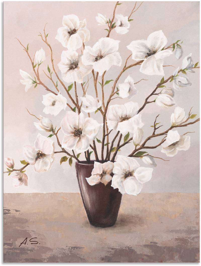 Artland Wandbild »Magnolien«, Blumen, (1 St.), als Leinwandbild, Poster in verschied. Grössen von Artland