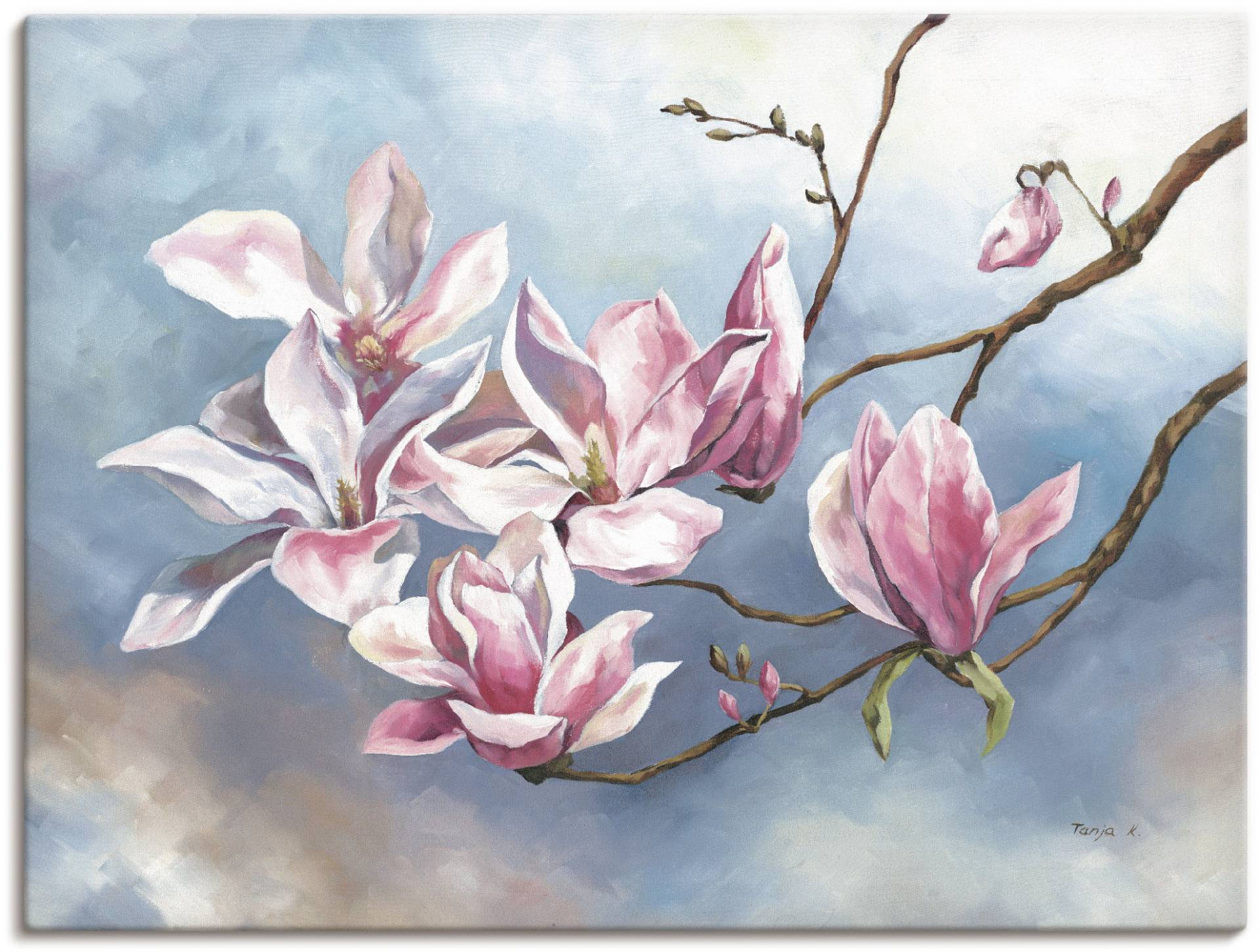 Artland Wandbild »Magnolienzweig«, Blumen, (1 St.), als Alubild, Outdoorbild, Leinwandbild in verschied. Grössen von Artland