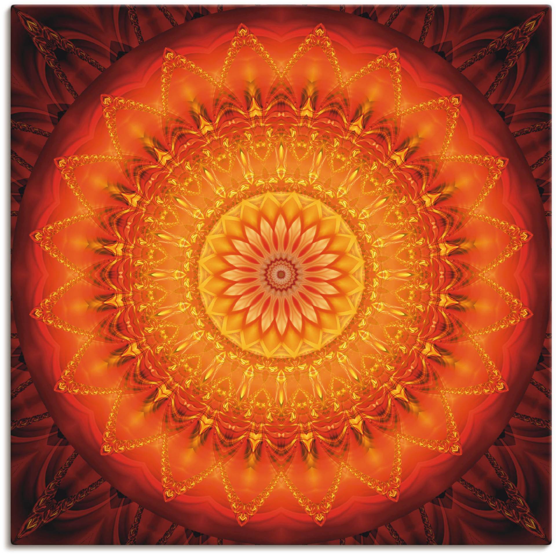 Artland Wandbild »Mandala Energie 1«, Muster, (1 St.), als Leinwandbild, Poster, Wandaufkleber in verschied. Grössen von Artland