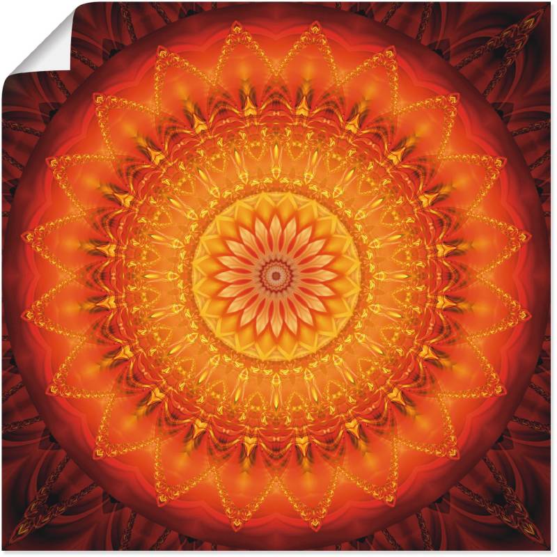 Artland Wandbild »Mandala Energie 1«, Muster, (1 St.), als Leinwandbild, Poster, Wandaufkleber in verschied. Grössen von Artland