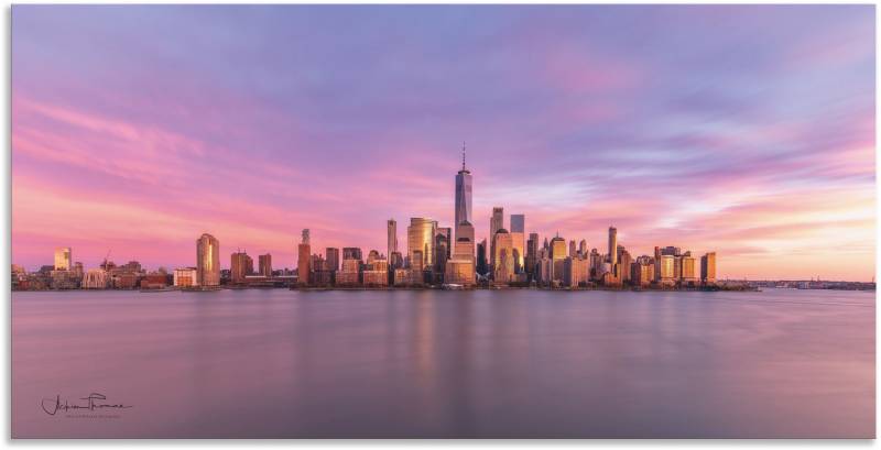 Artland Wandbild »Manhattan Skyline«, New York, (1 St.), als Alubild, Outdoorbild, Leinwandbild in verschied. Grössen von Artland