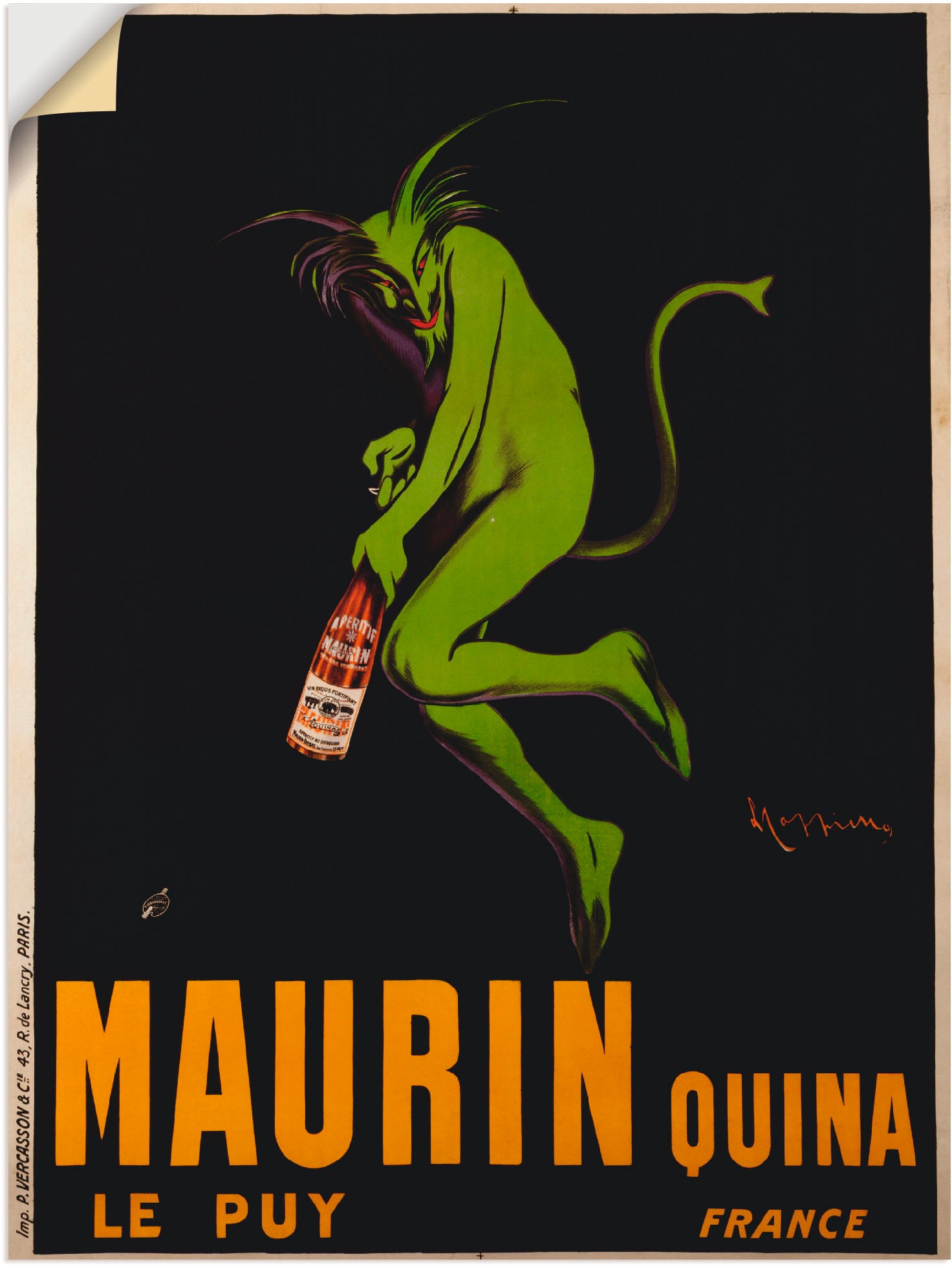 Artland Wandbild »Maurin Quina. Um 1922«, Schilder, (1 St.), als Leinwandbild, Poster, Wandaufkleber in verschied. Grössen von Artland