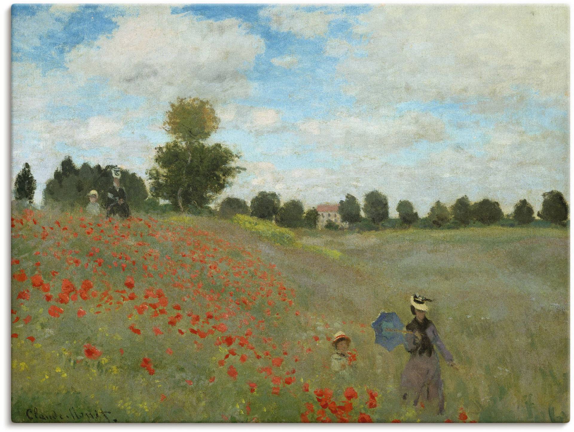Artland Wandbild »Mohnfeld bei Argenteuil. 1873«, Blumen, (1 St.), als Leinwandbild, Poster, Wandaufkleber in verschied. Grössen Artland Wandbild »Mohnfeld bei Argenteuil. 1873«, Blumen, (1 St.), als Leinwandbild, Poster, Wandaufkleber in verschied. Grössen von Artland