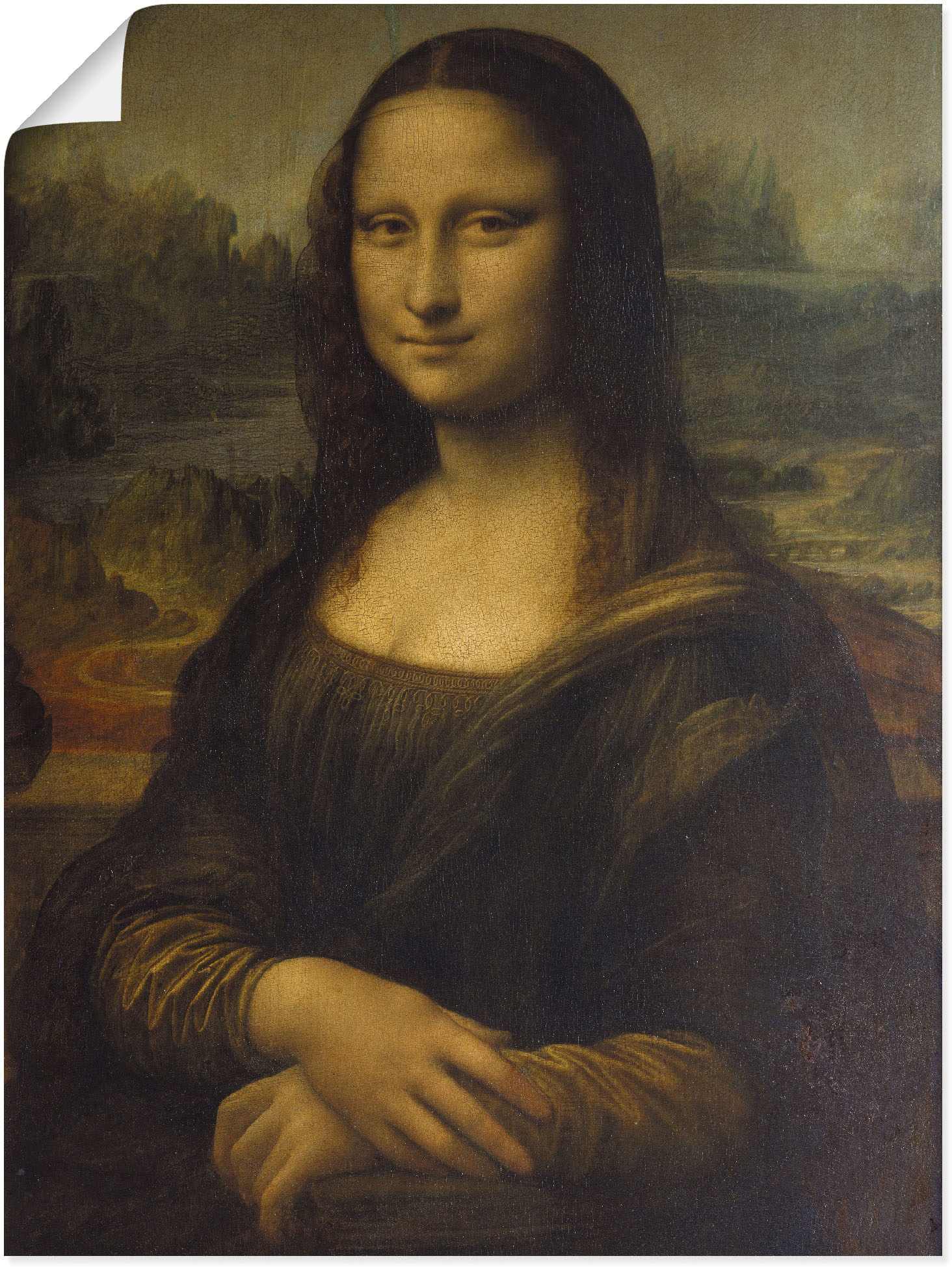 Artland Wandbild »Mona Lisa. Um 1503«, Porträts, (1 St.), als Leinwandbild, Poster in verschied. Grössen von Artland