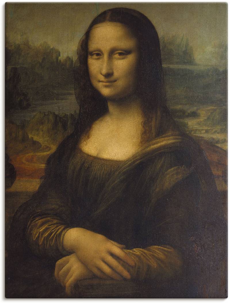 Artland Wandbild »Mona Lisa. Um 1503«, Porträts, (1 St.), als Leinwandbild, Poster in verschied. Grössen von Artland