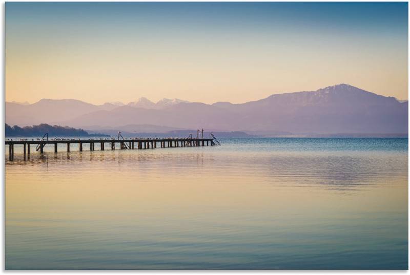 Artland Wandbild »Morgen am Chiemsee«, Seebilder, (1 St.), als Alubild, Outdoorbild, Leinwandbild, Poster in verschied. Grössen von Artland