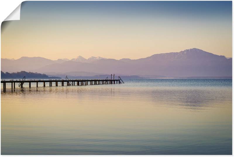 Artland Wandbild »Morgen am Chiemsee«, Seebilder, (1 St.), als Alubild, Outdoorbild, Leinwandbild, Poster in verschied. Grössen von Artland