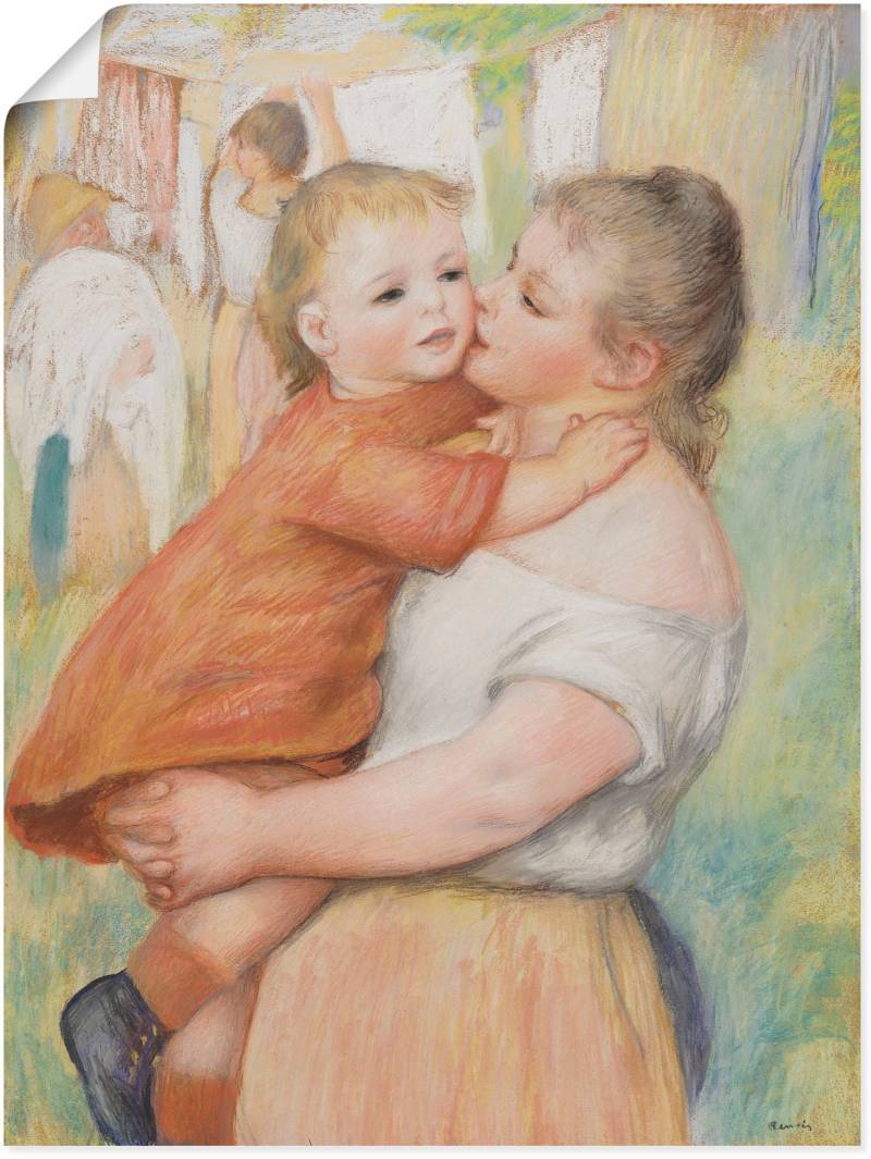 Artland Wandbild »Mutter und Kind. 1886«, Gruppen & Familien, (1 St.), als Alubild, Leinwandbild, Wandaufkleber oder Poster in versch. Grössen von Artland