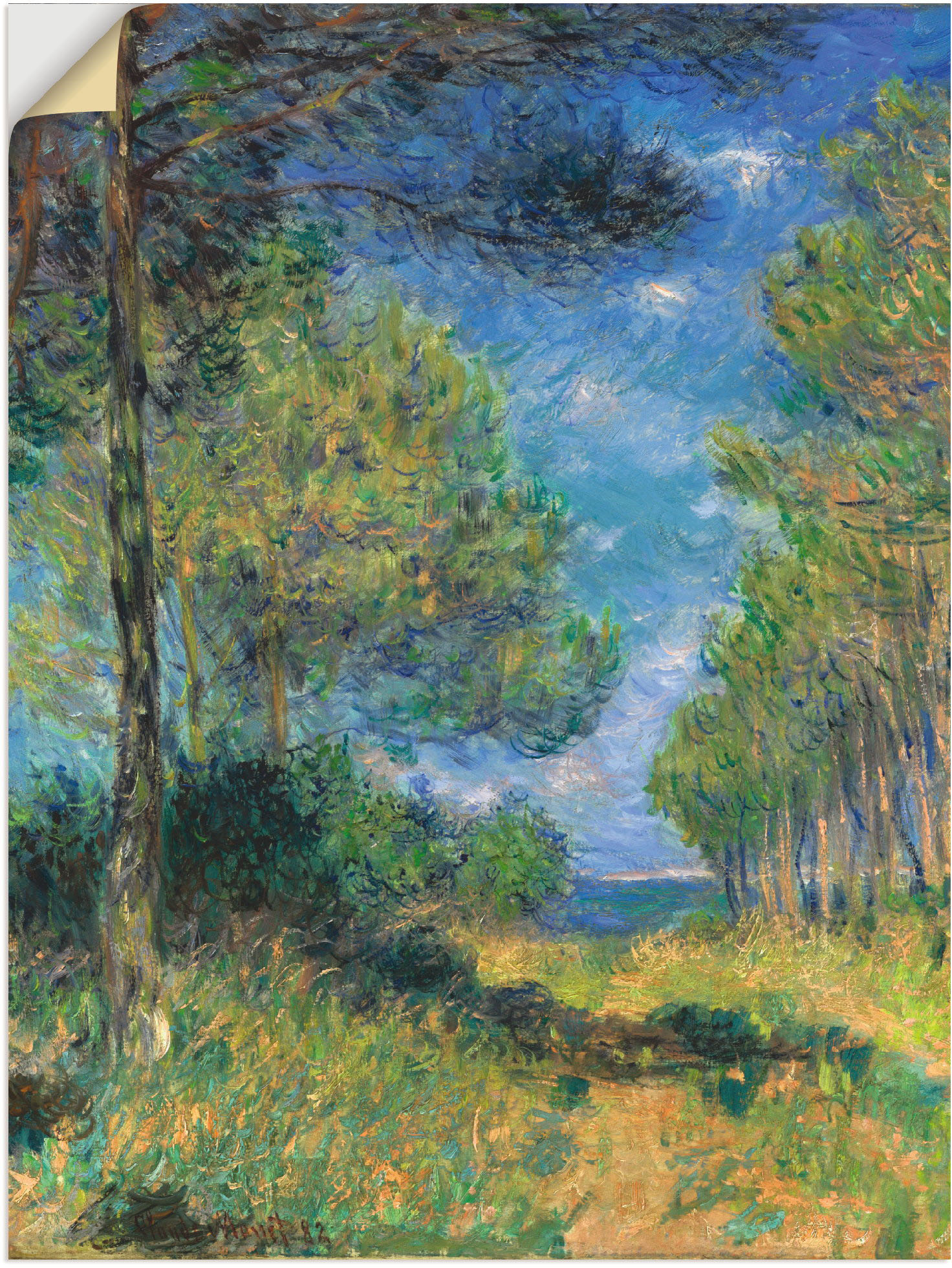Artland Wandbild »Nadelbäume in Varengeville. 1882«, Wiesen & Bäume, (1 St.), als Leinwandbild, Wandaufkleber in verschied. Grössen Artland Wandbild »Nadelbäume in Varengeville. 1882«, Wiesen & Bäume, (1 St.), als Leinwandbild, Wandaufkleber in verschied. Grössen von Artland