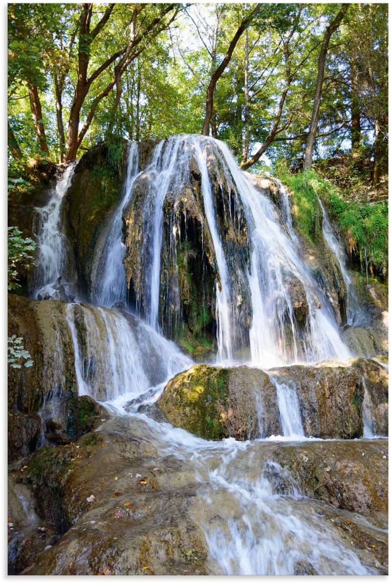 Artland Wandbild »Naturdenkmäler Lucansky Travertin«, Wasserfallbilder, (1 St.), als Alubild, Leinwandbild, Wandaufkleber oder Poster in versch. Grössen von Artland