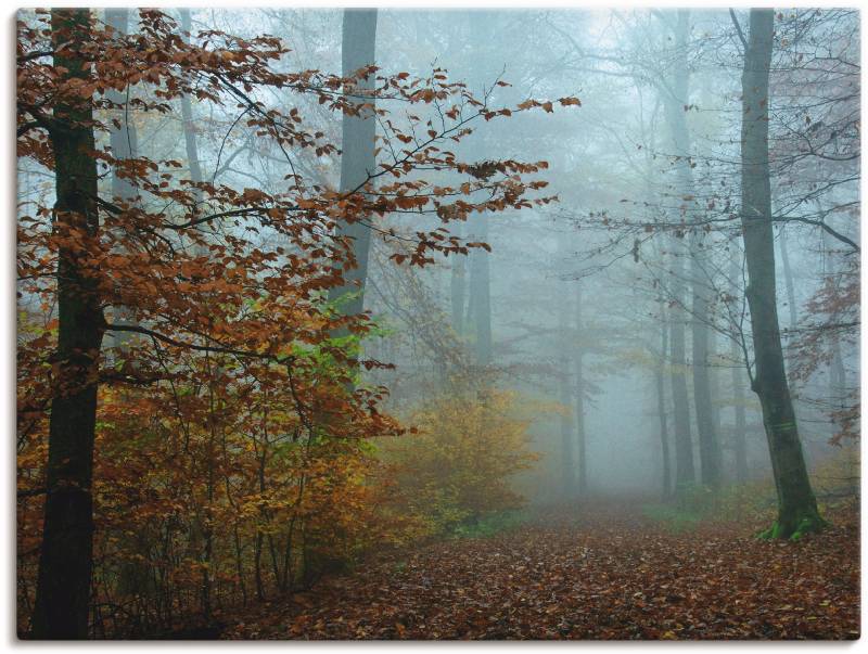 Artland Wandbild »Nebel im Herbstwald«, Wald, (1 St.), als Leinwandbild, Poster, Wandaufkleber in verschied. Grössen von Artland