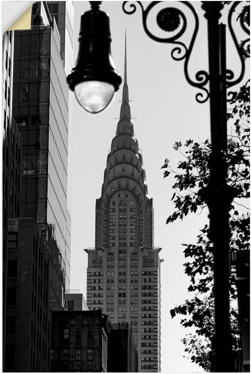 Artland Wandbild »New York Chrysler Building«, New York, (1 St.), als Alubild, Outdoorbild, Poster in verschied. Grössen von Artland