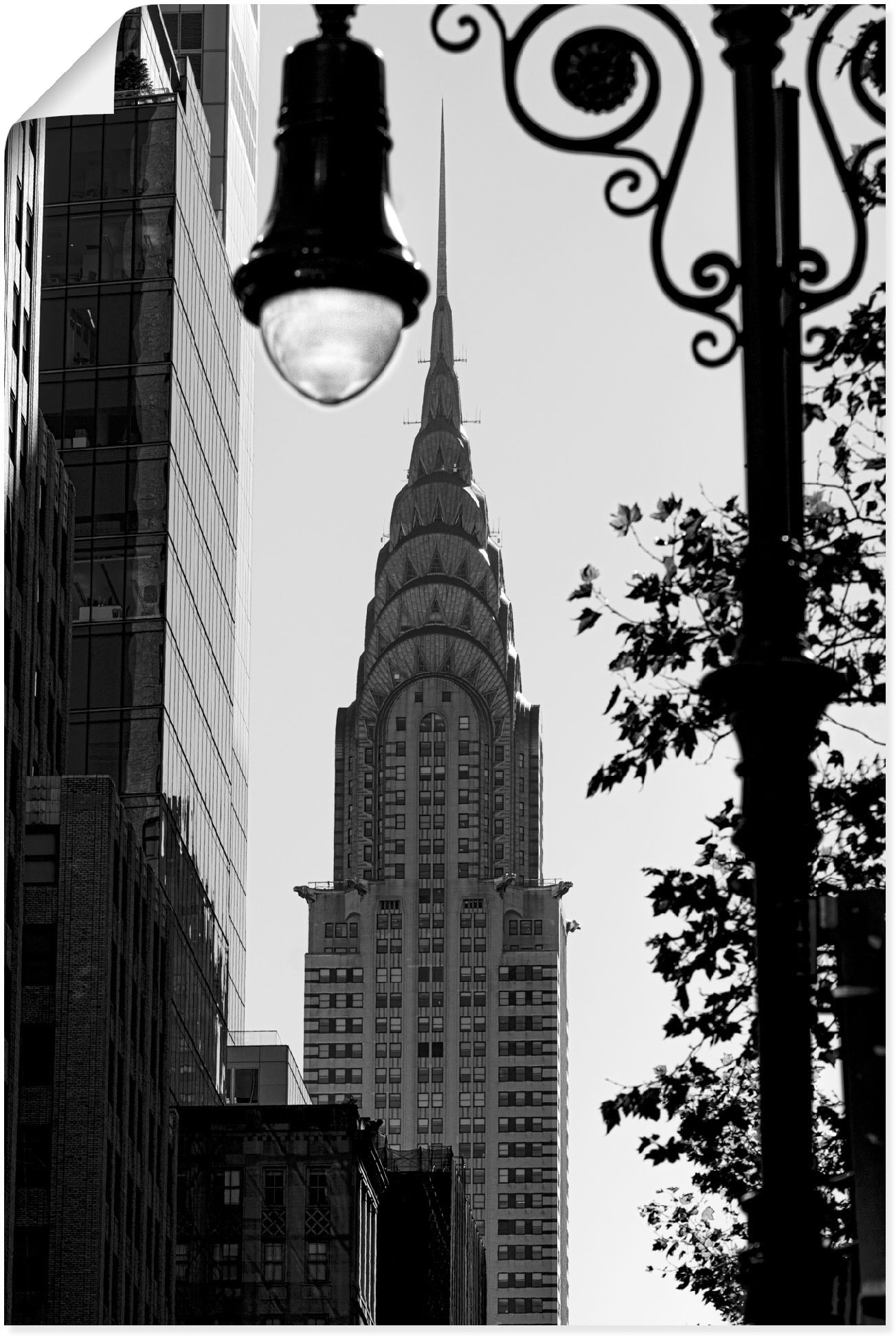 Artland Wandbild »New York Chrysler Building«, New York, (1 St.), als Alubild, Outdoorbild, Poster in verschied. Grössen von Artland