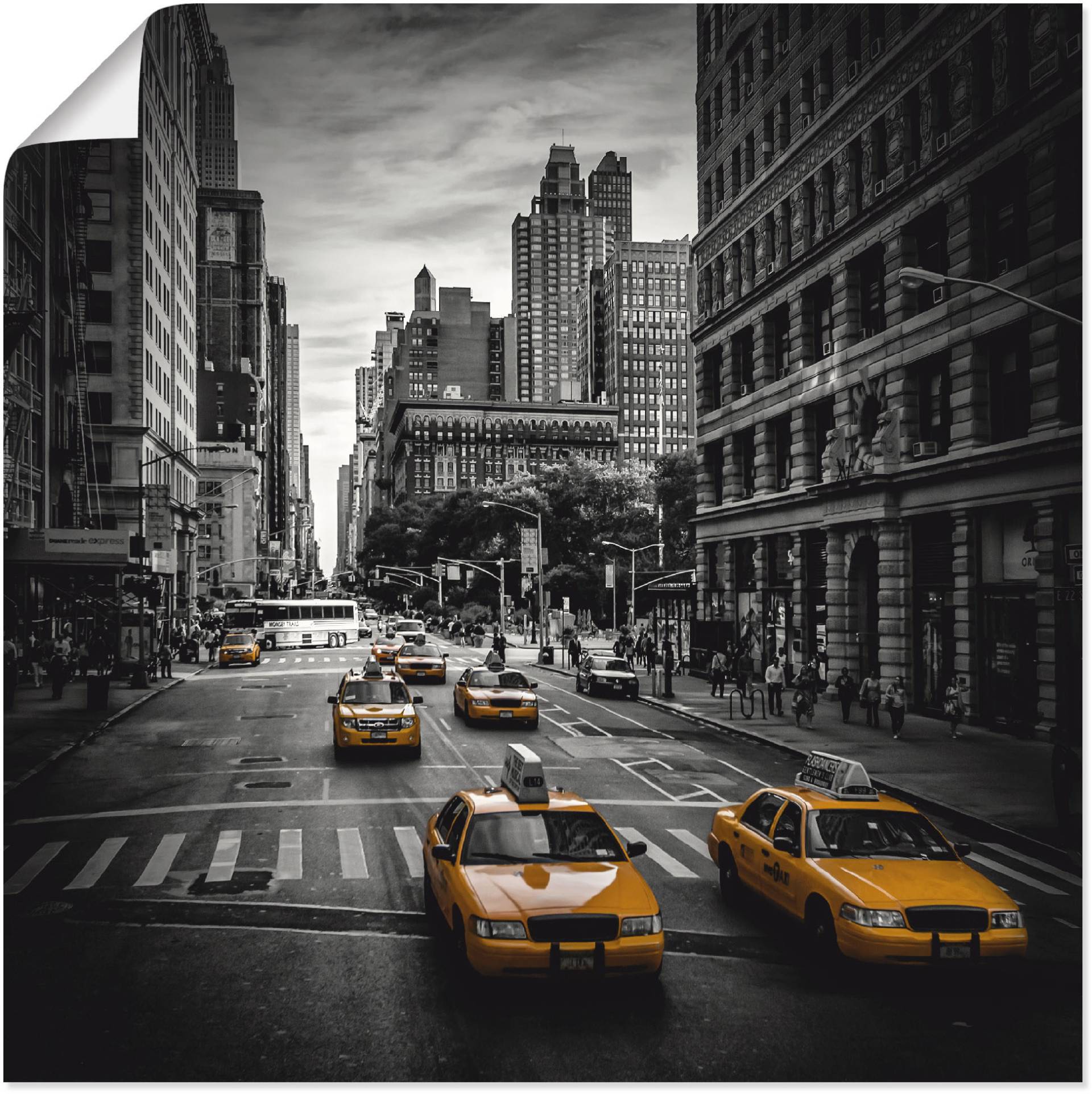Artland Wandbild »New York City Verkehr 5th Avenue«, Amerika, (1 St.), als Alubild, Outdoorbild, Leinwandbild, Poster, Wandaufkleber Artland Wandbild »New York City Verkehr 5th Avenue«, Amerika, (1 St.), als Alubild, Outdoorbild, Leinwandbild, Poster, Wandaufkleber von Artland
