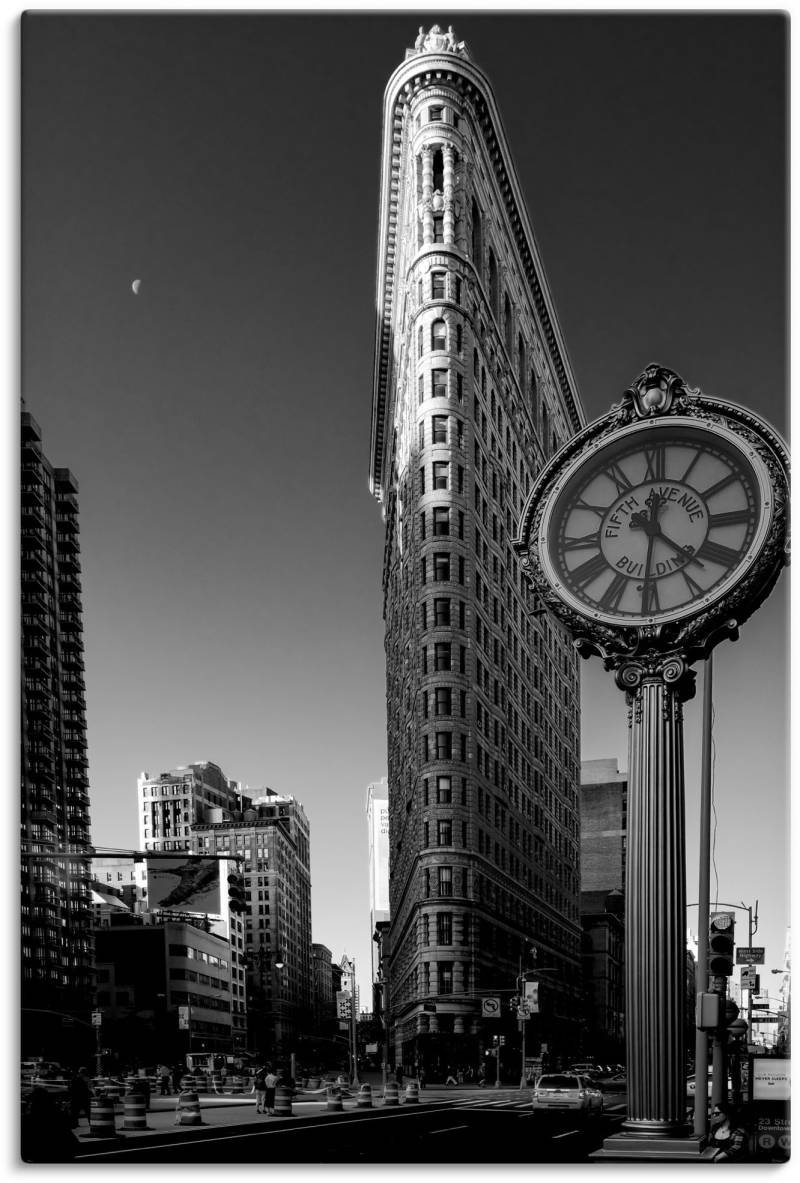 Artland Wandbild »New York Flatiron«, Amerika, (1 St.), als Leinwandbild, Poster in verschied. Grössen von Artland