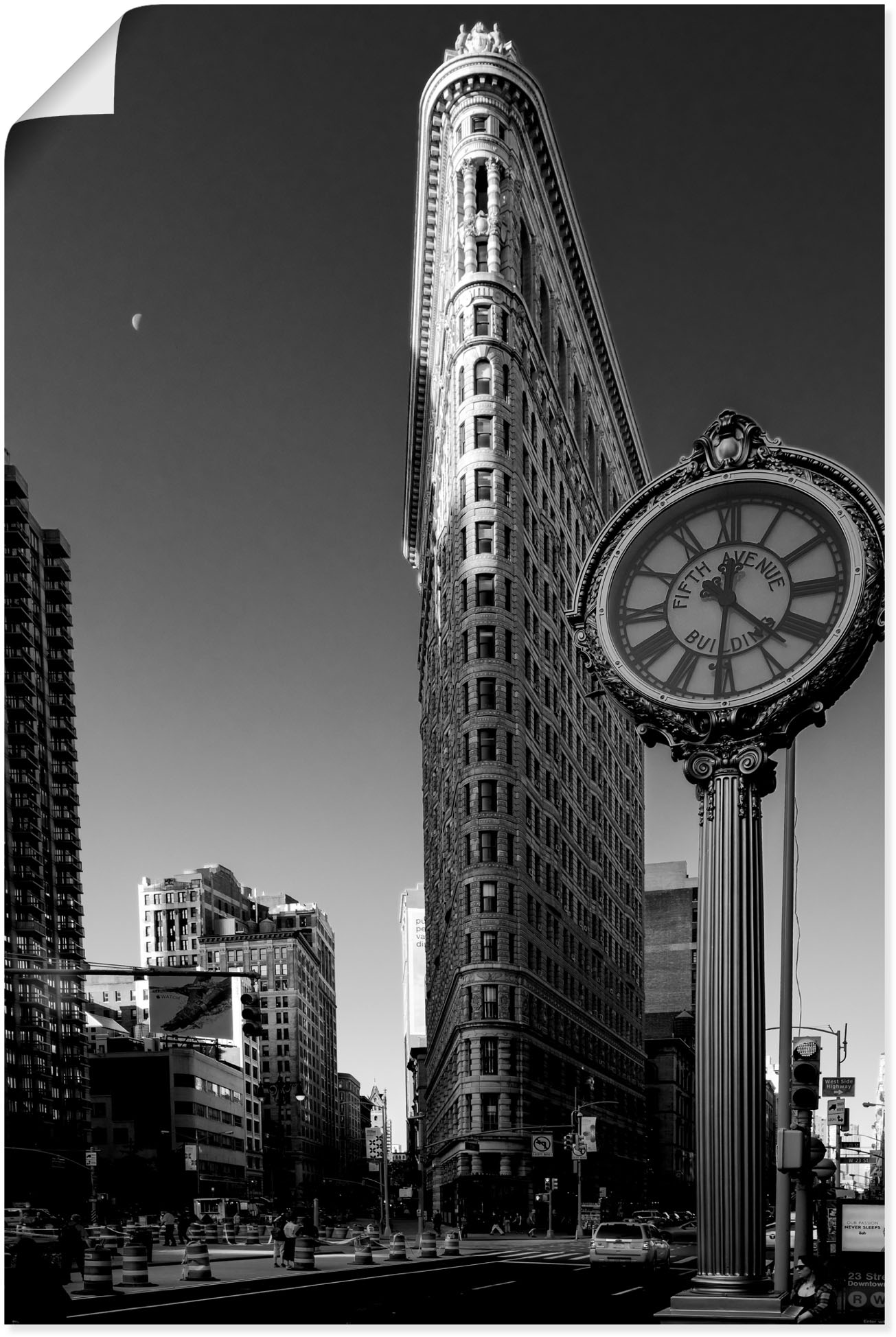 Artland Wandbild »New York Flatiron«, Amerika, (1 St.), als Leinwandbild, Poster in verschied. Grössen von Artland