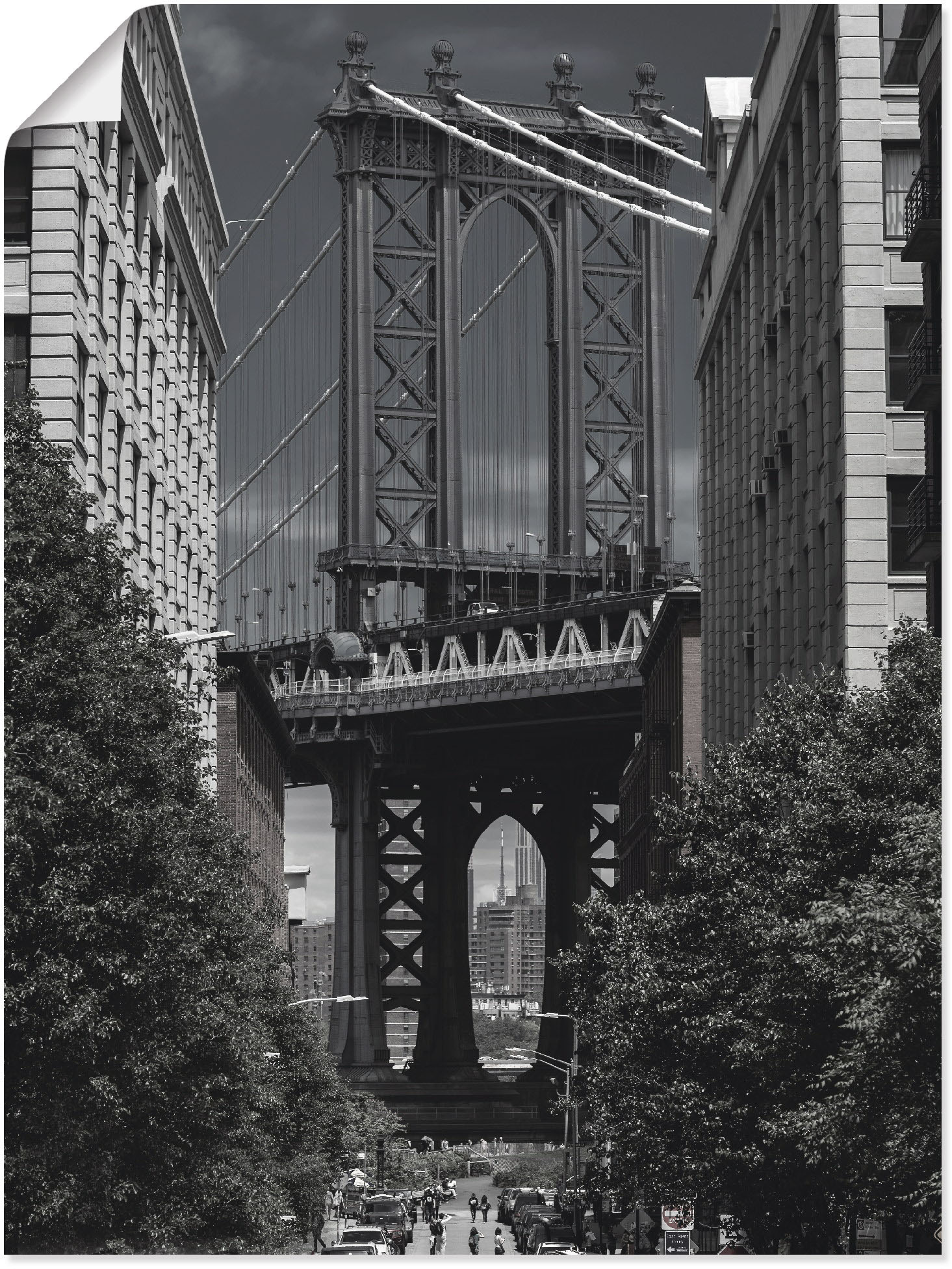 Artland Poster »New York Manhattan Bridge II«, Amerika, (1 St.), als Alubild, Leinwandbild, Wandaufkleber oder Poster in versch. Grössen Artland Poster »New York Manhattan Bridge II«, Amerika, (1 St.), als Alubild, Leinwandbild, Wandaufkleber oder Poster in versch. Grössen von Artland