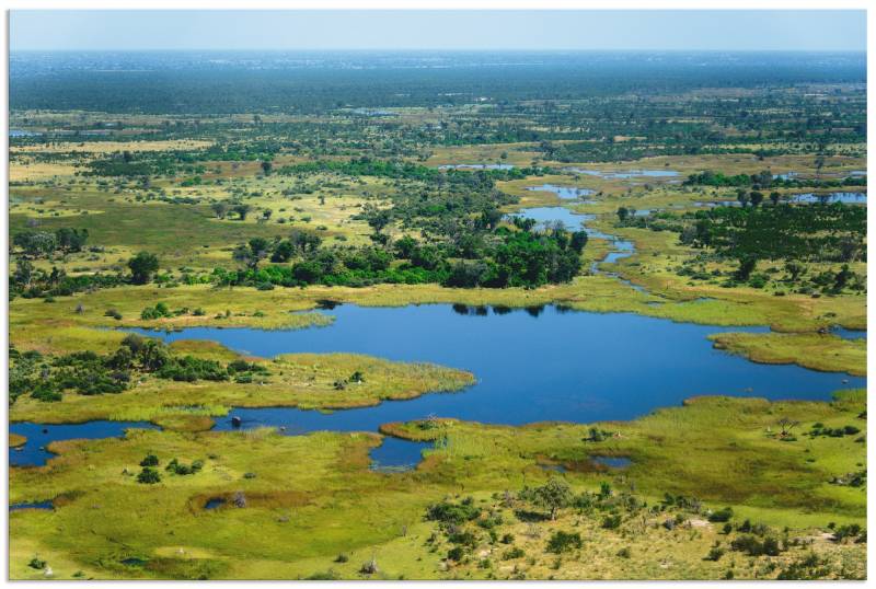 Artland Wandbild »Okavangodelta«, Afrika, (1 St.), als Alubild, Leinwandbild, Wandaufkleber oder Poster in versch. Grössen von Artland