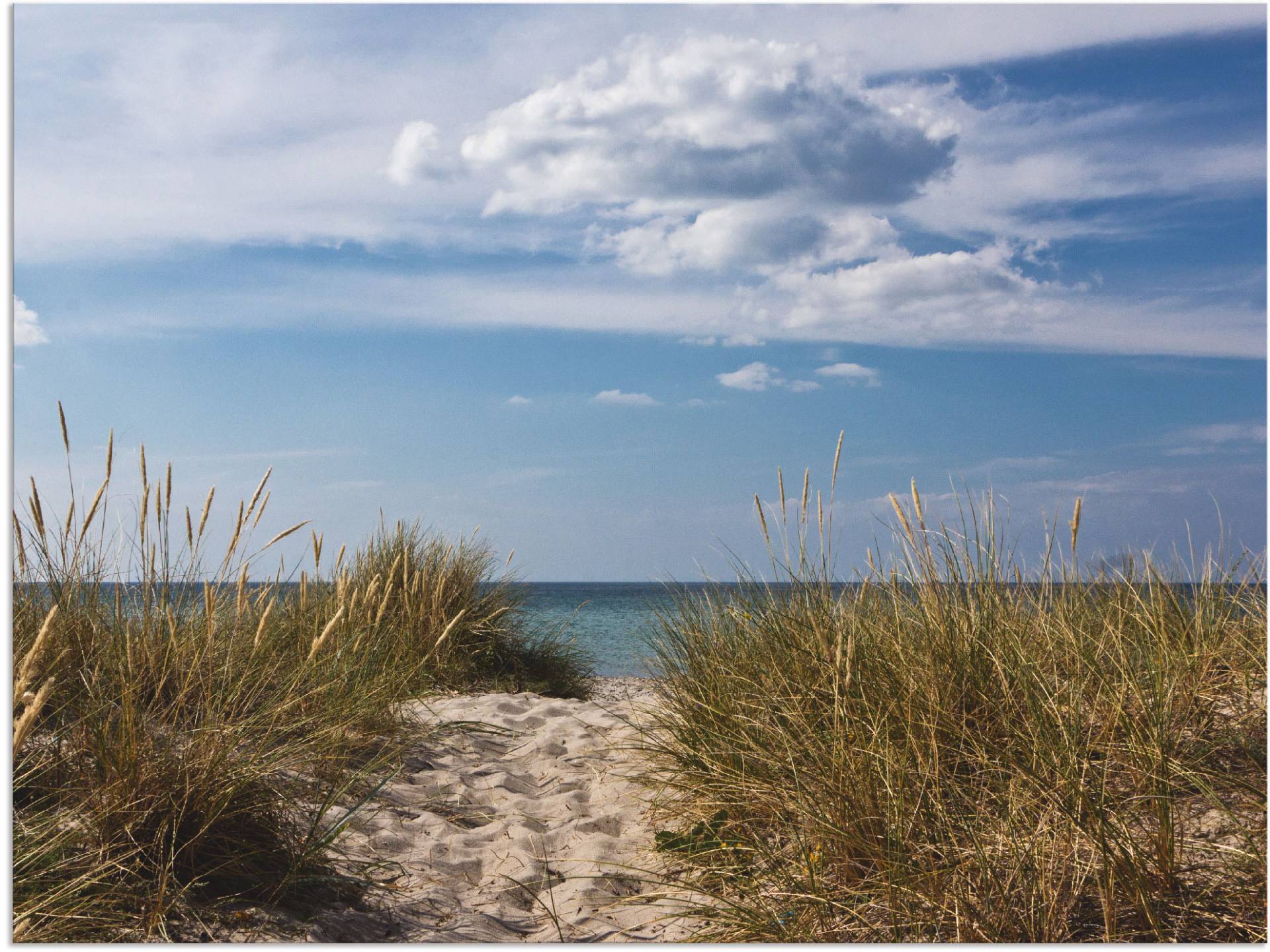 Artland Wandbild »Ostseestrand in Dänemark«, Strand, (1 St.), als Leinwandbild, Poster in verschied. Grössen von Artland