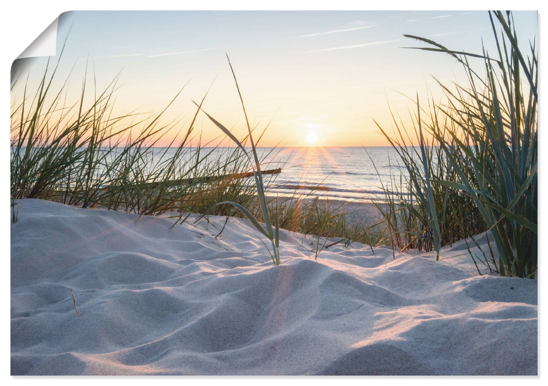 Artland Wandbild »Ostseestrand«, Strand, (1 St.), als Alubild, Outdoorbild, Leinwandbild, Poster, Wandaufkleber von Artland