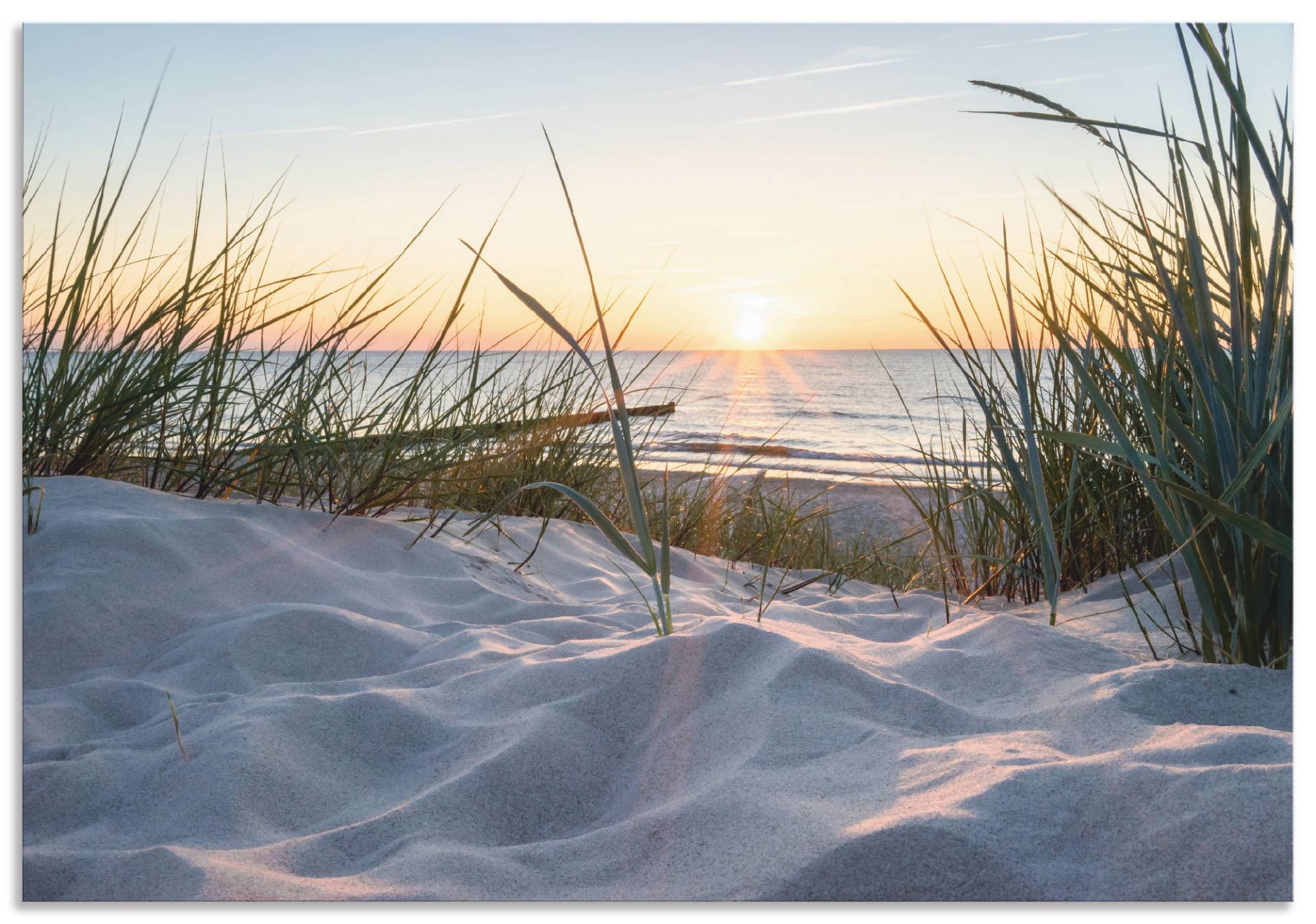 Artland Wandbild »Ostseestrand«, Strand, (1 St.), als Alubild, Outdoorbild, Leinwandbild, Poster, Wandaufkleber von Artland