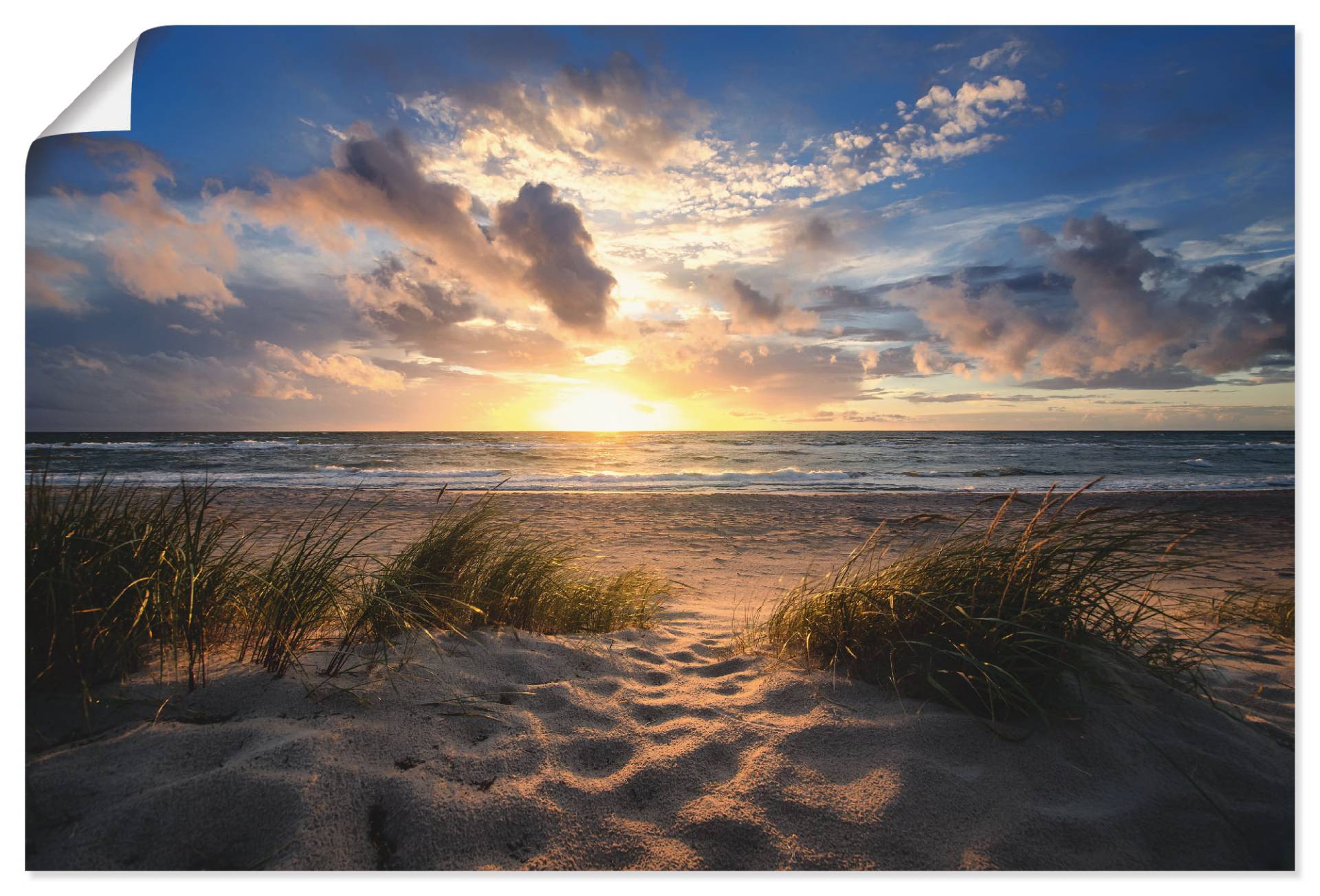 Artland Wandbild »Ostseestrand«, Strand, (1 St.), als Leinwandbild, Poster in verschied. Grössen von Artland