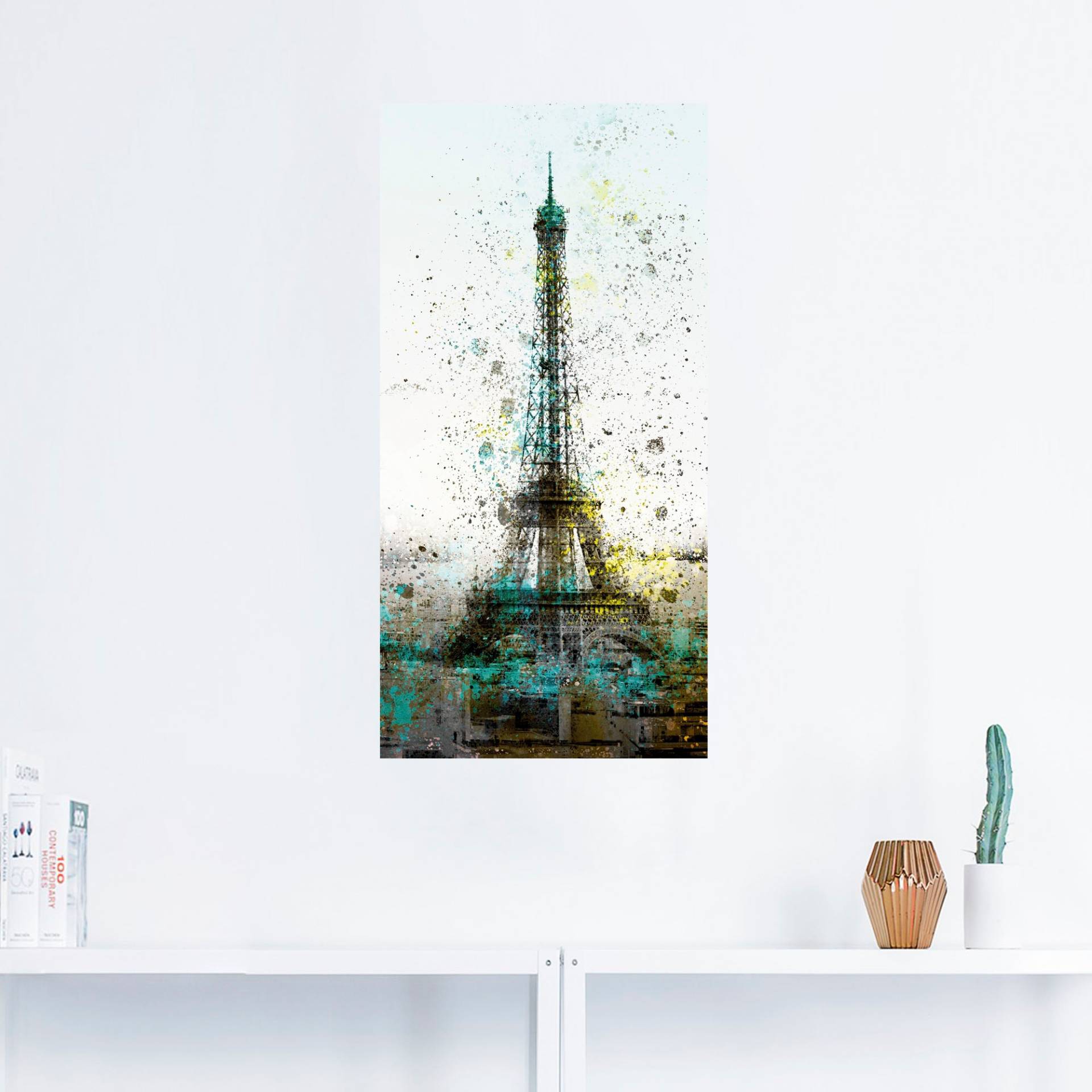 Artland Wandfolie »Paris Eiffelturm I«, Gebäude, (1 St.), selbstklebend von Artland