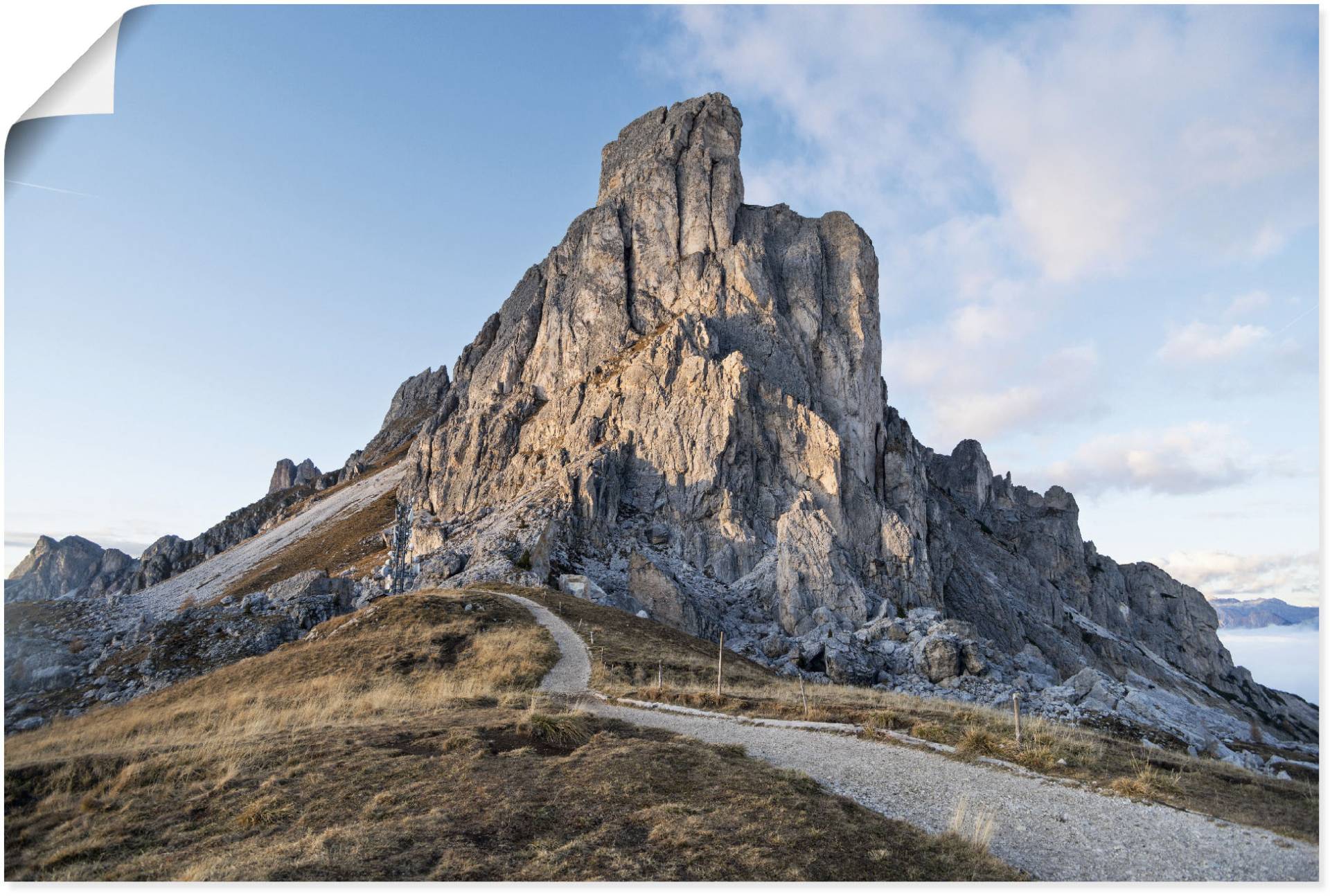 Artland Poster »Passo Giau in den Dolomiten«, Berge & Alpenbilder, (1 St.), als Alubild, Leinwandbild, Wandaufkleber oder Poster in versch. Grössen von Artland