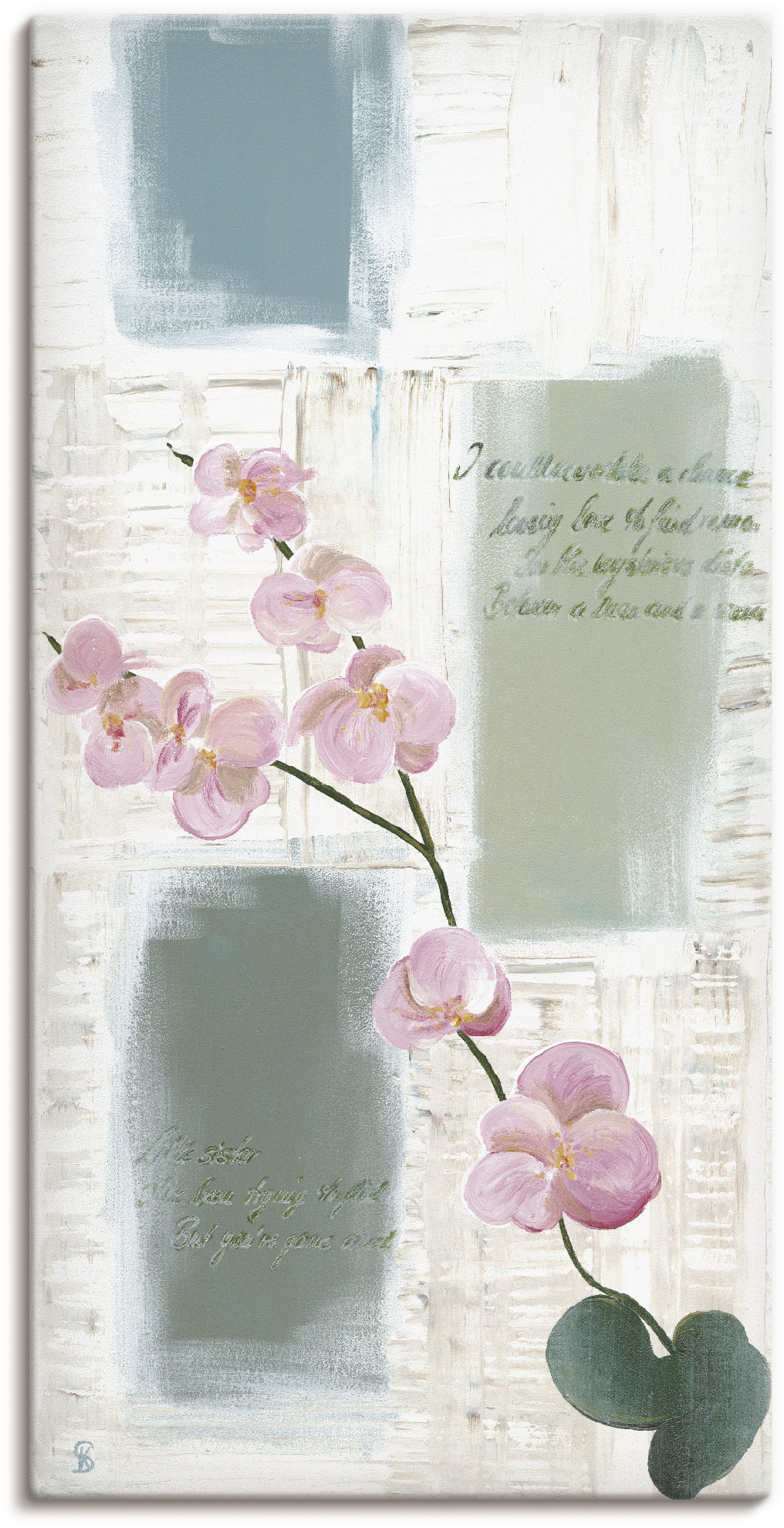 Artland Wandbild »Poesie II«, Blumen, (1 St.), als Alubild, Leinwandbild, Wandaufkleber oder Poster in versch. Grössen von Artland