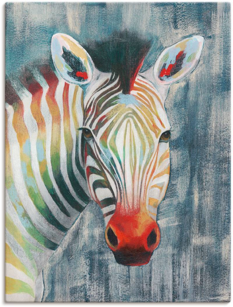 Artland Wandbild »Prisma Zebra I«, Wildtiere, (1 St.), als Alubild, Outdoorbild, Leinwandbild, Wandaufkleber, versch. Grössen von Artland