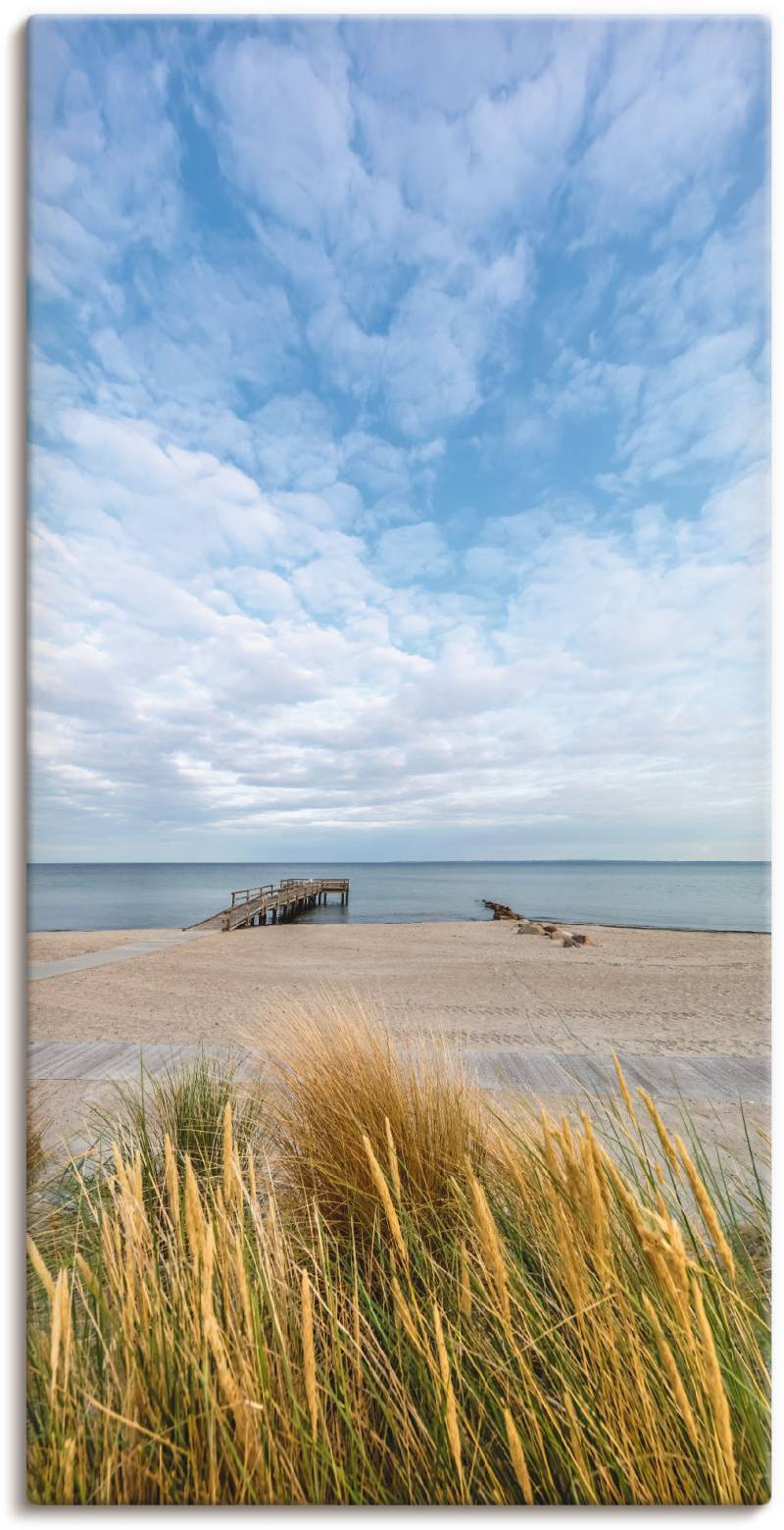 Artland Wandbild »Rettin Strandidylle an der Ostsee«, Gewässer, (1 St.), als Leinwandbild, Wandaufkleber in verschied. Grössen von Artland