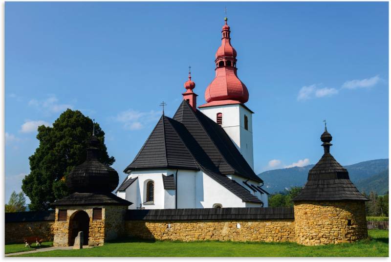 Artland Wandbild »Römisch-katholische Ladislauskirche«, Gebäude, (1 St.), als Alubild, Leinwandbild, Wandaufkleber oder Poster in versch. Grössen von Artland