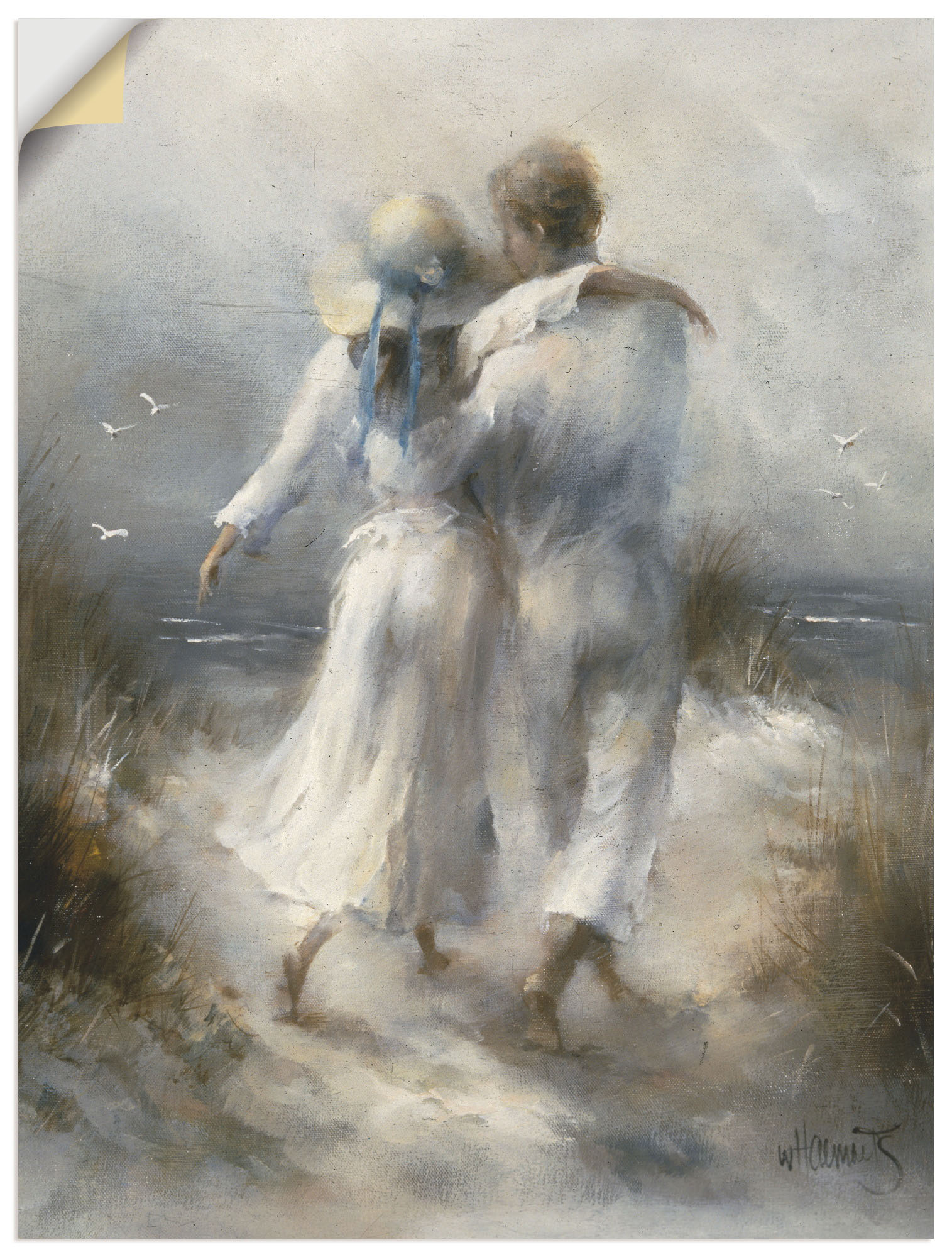 Artland Wandbild »Romantik«, Paar, (1 St.), als Leinwandbild, Poster, Wandaufkleber in verschied. Grössen von Artland