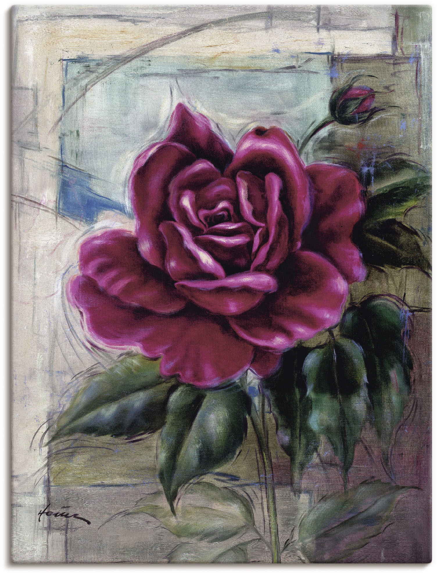 Artland Wandbild »Rose II«, Blumen, (1 St.), als Alubild, Outdoorbild, Leinwandbild in verschied. Grössen von Artland