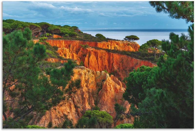 Artland Wandbild »Rote Sandsteinfelsen, Portugal«, Felsen, (1 St.), als Alubild, Leinwandbild, Wandaufkleber oder Poster in versch. Grössen von Artland