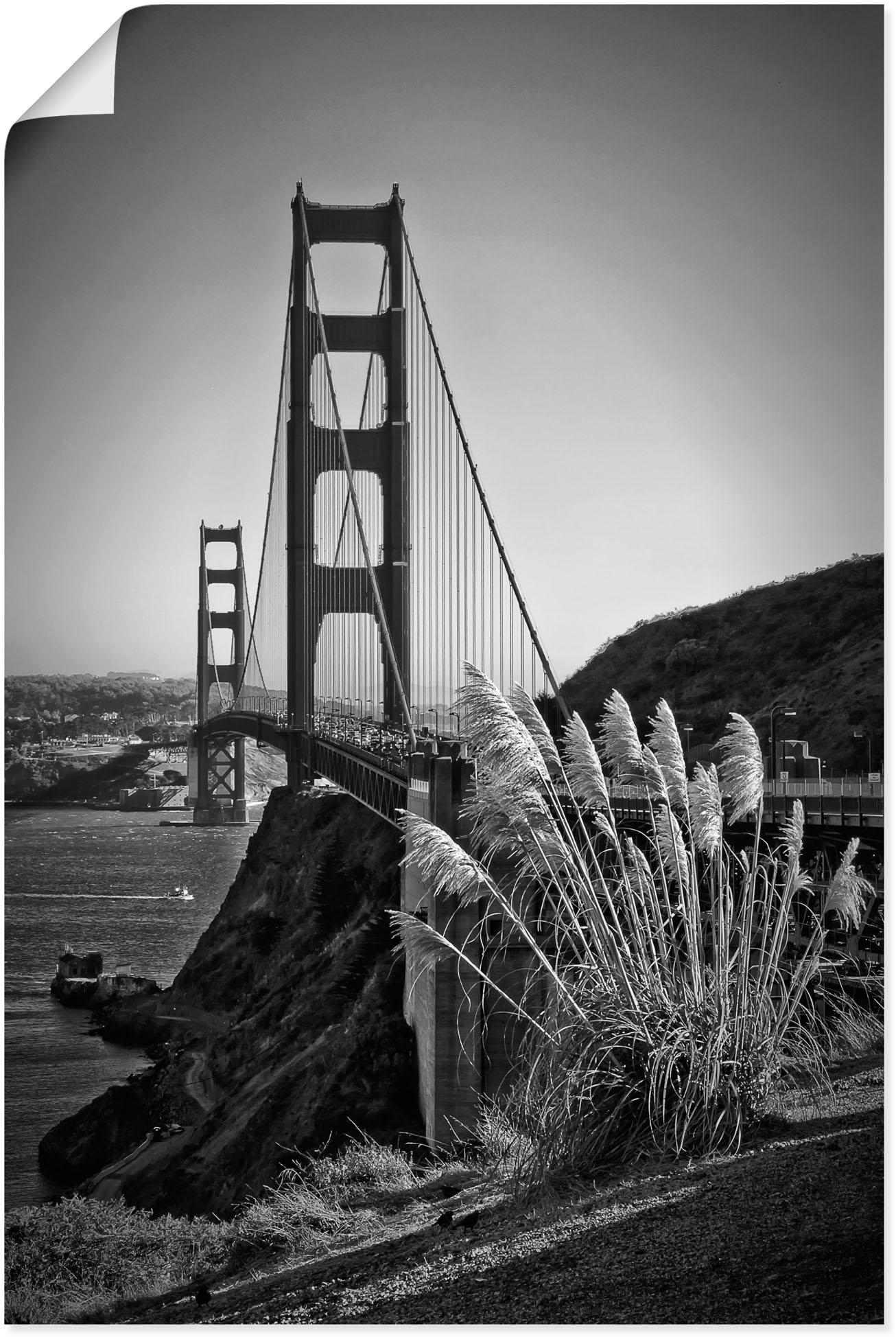 Artland Wandbild »San Francisco Golden Gate Bridge«, Amerika, (1 St.), als Leinwandbild, Poster in verschied. Grössen von Artland