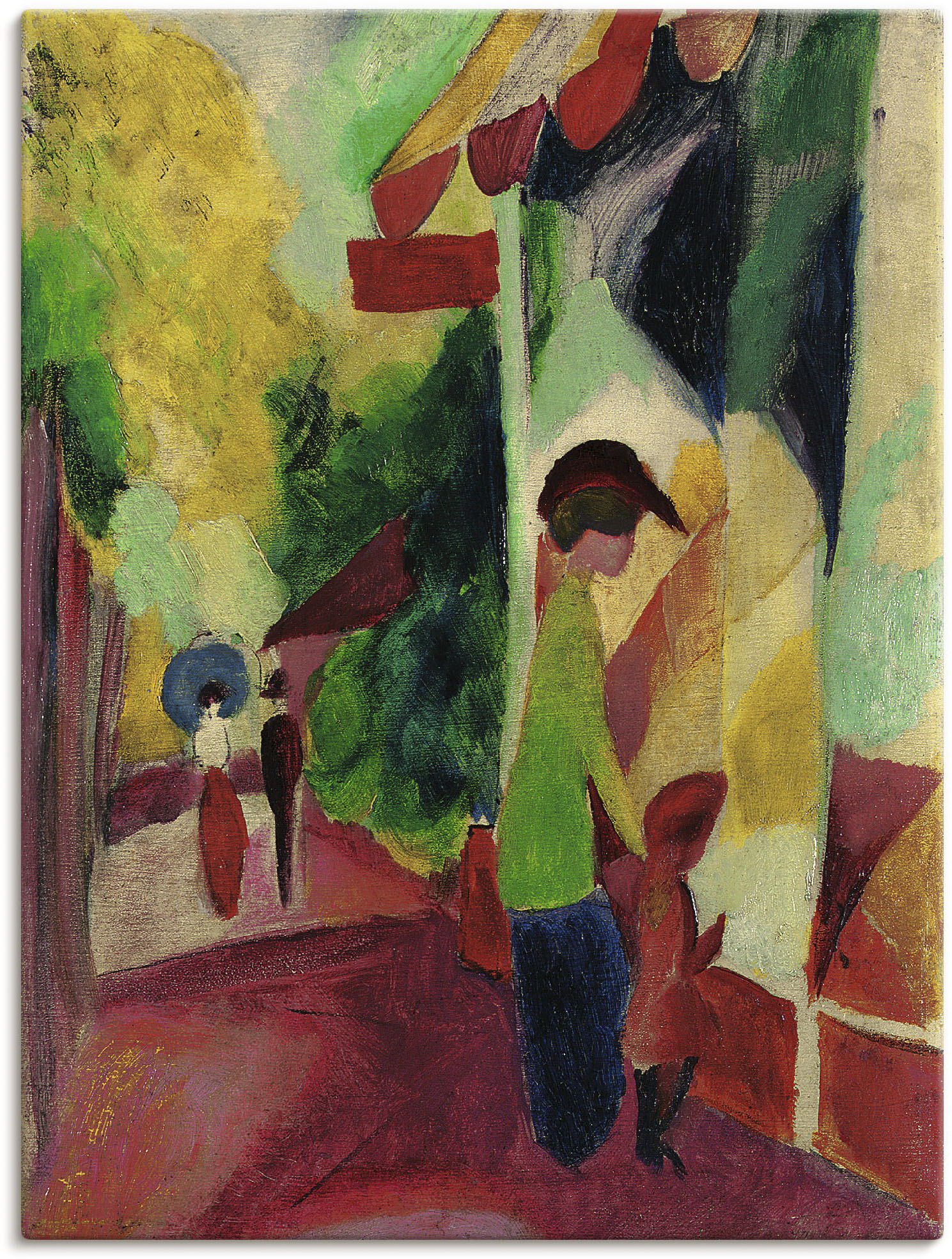 Artland Wandbild »Schaufenster mit gelben Bäumen. 1914«, Gruppen & Familien, (1 St.), als Leinwandbild, Wandaufkleber in verschied. Grössen Artland Wandbild »Schaufenster mit gelben Bäumen. 1914«, Gruppen & Familien, (1 St.), als Leinwandbild, Wandaufkleber in verschied. Grössen von Artland