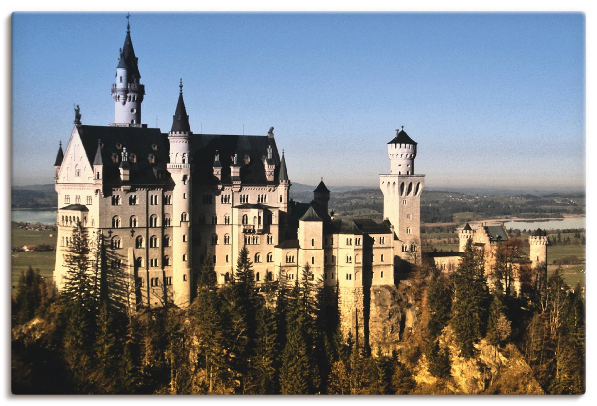 Artland Wandbild »Schloss Neuschwanstein«, Gebäude, (1 St.), als Alubild, Leinwandbild, Wandaufkleber oder Poster in versch. Grössen von Artland