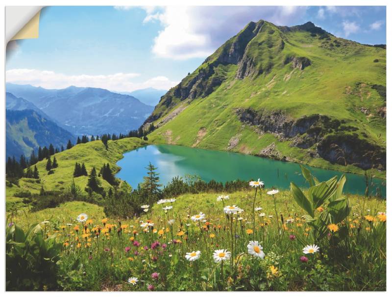 Artland Wandbild »Seealpsee«, Berge, (1 St.), als Leinwandbild, Poster, Wandaufkleber in verschied. Grössen von Artland