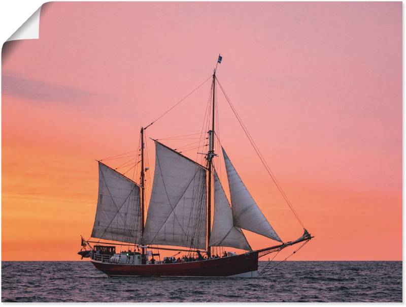 Artland Wandbild »Segelschiff Hanse Sail in Rostock II«, Boote & Schiffe, (1 St.), als Leinwandbild, Wandaufkleber oder Poster in versch. Grössen von Artland