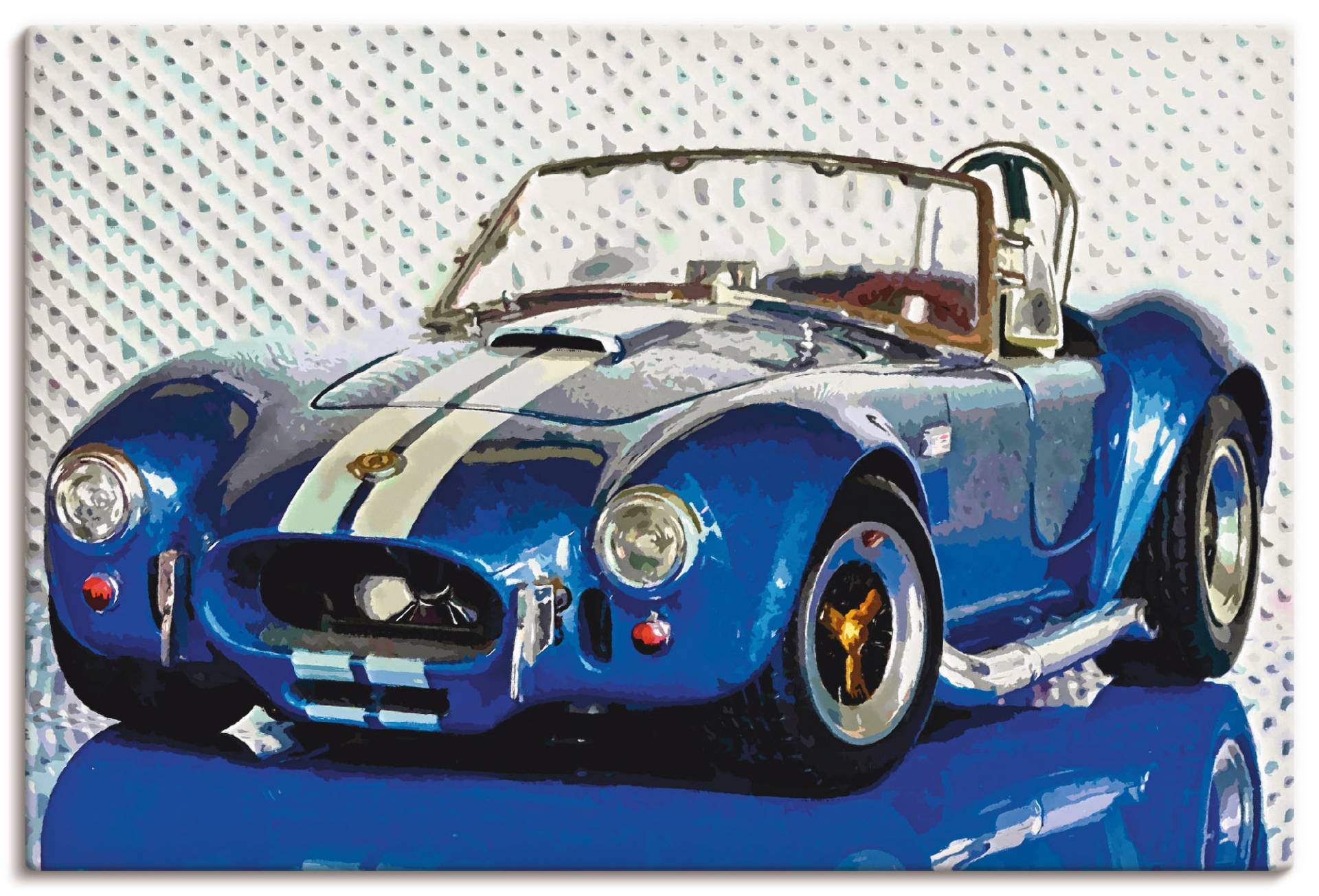 Artland Wandbild »Shelby Cobra blau«, Auto, (1 St.), als Leinwandbild, Poster in verschied. Grössen von Artland