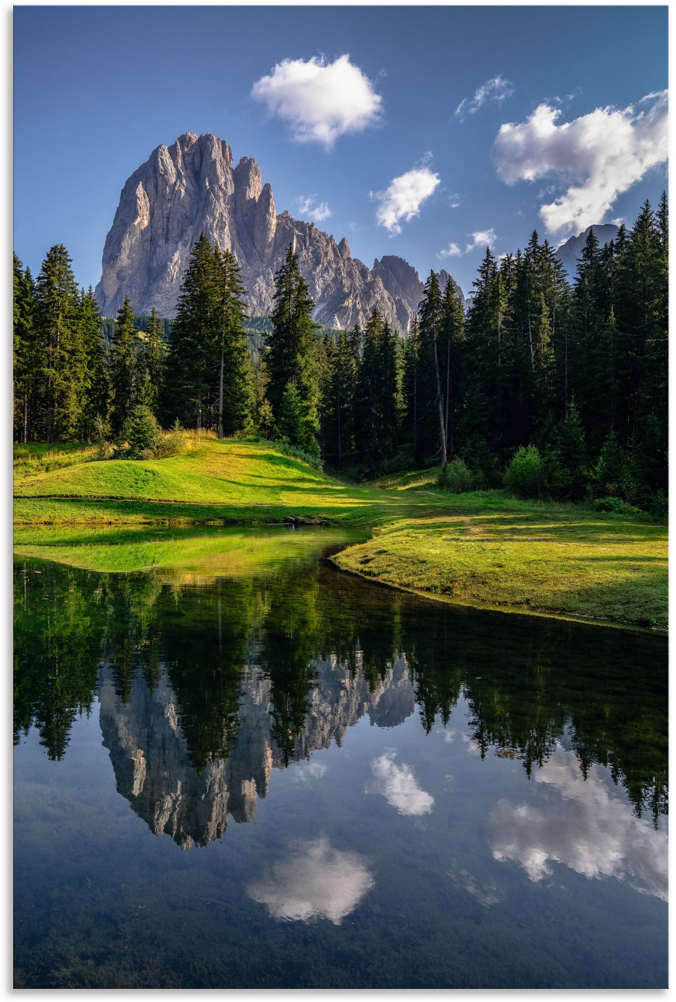 Artland Wandbild »Sommer in Südtirol«, Berge & Alpenbilder, (1 St.), als Alubild, Leinwandbild, Wandaufkleber oder Poster in versch. Grössen von Artland